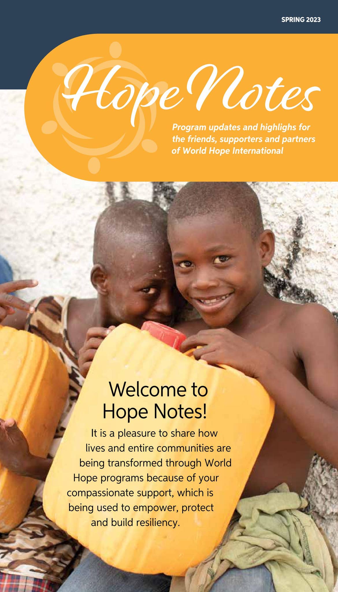 Hope Notes: Spring 2023 by worldhopeintl - Issuu