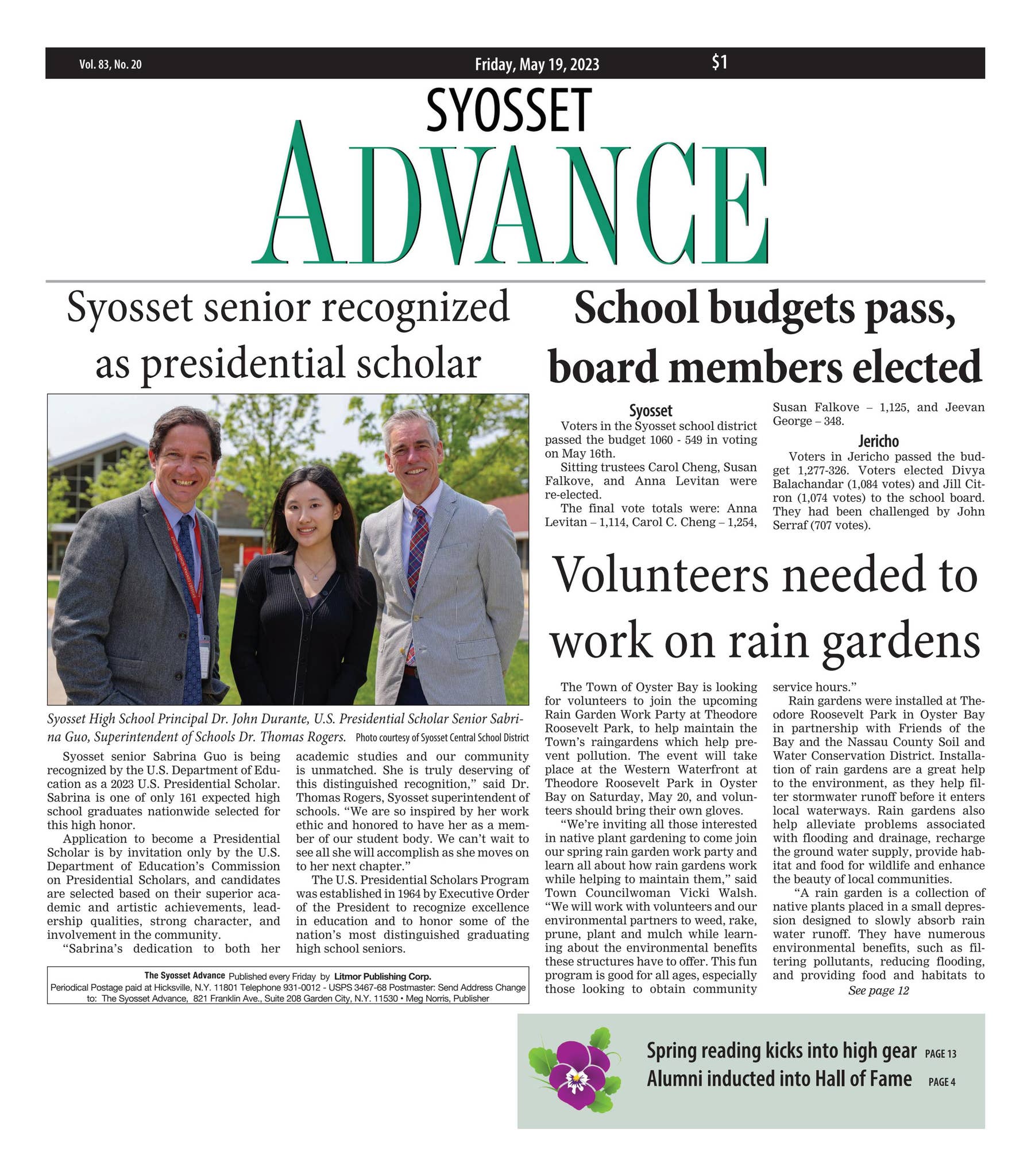 Syosset Advance (5/19/23) by Litmor Publishing - Issuu
