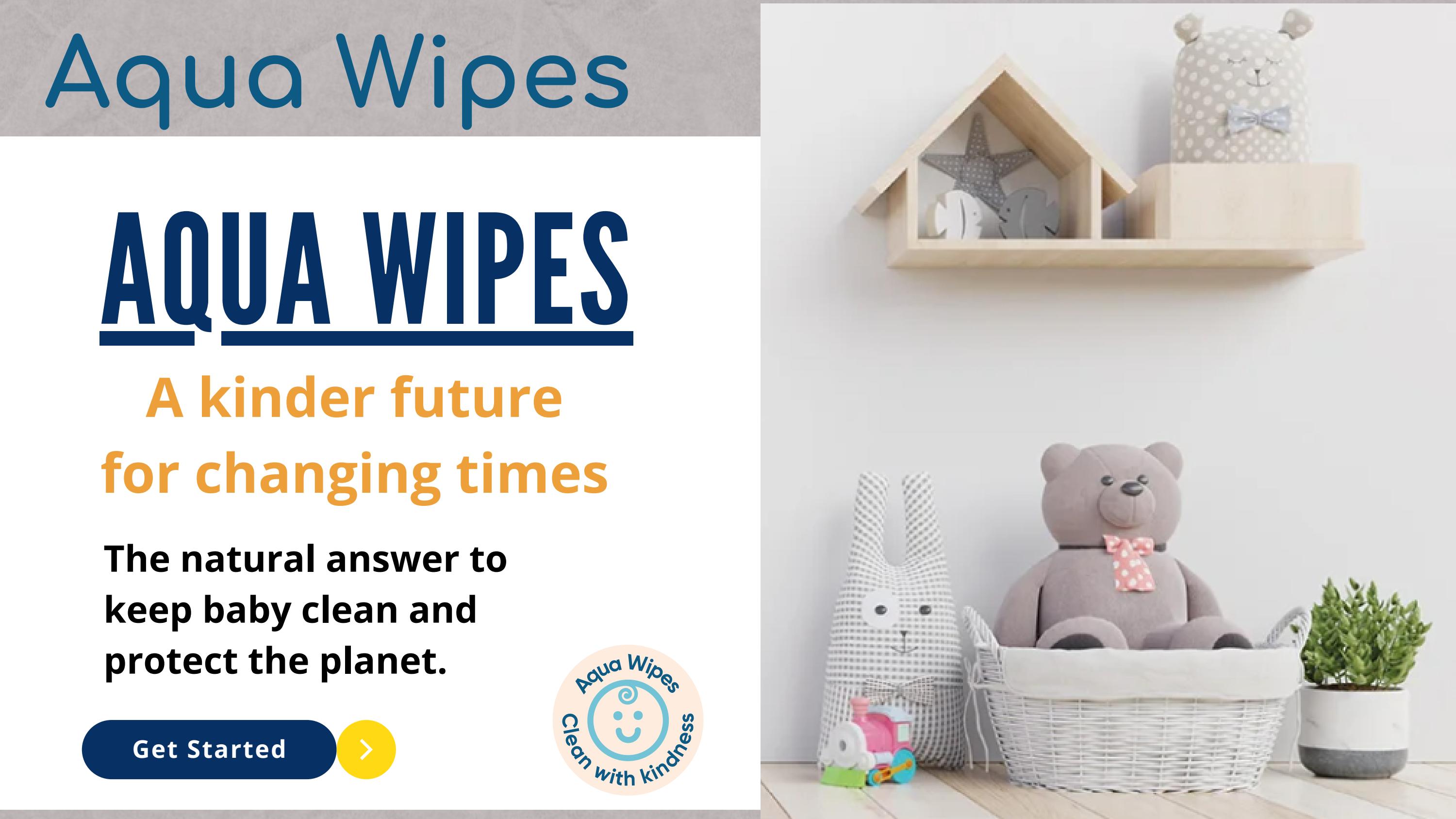R for Rabbit Feather Aqua Wipes