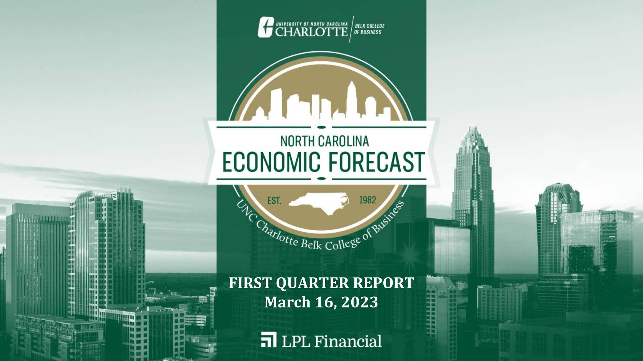 North Carolina Economic Forecast - First Quarter Report (March 16, 2023 ...