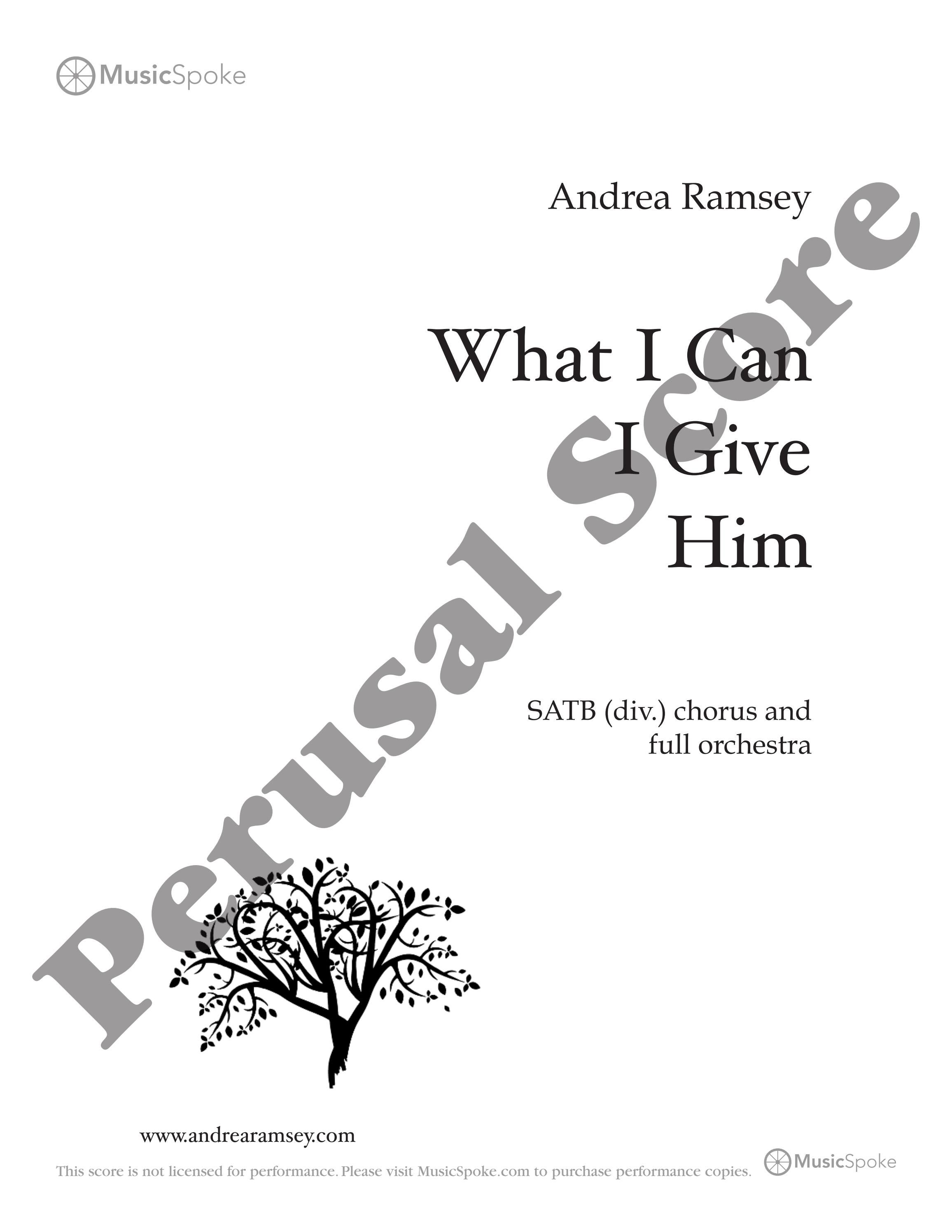 What I Can I Give Him Andrea Ramsey MusicSpoke by MusicSpoke Issuu