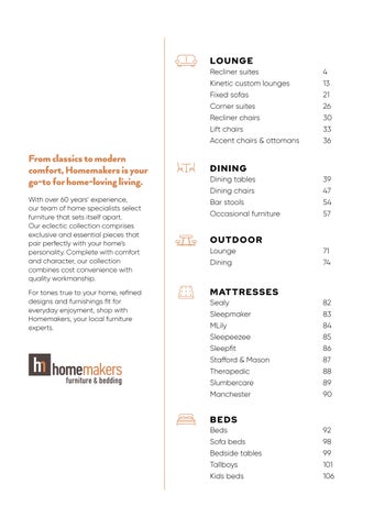 Homemakers 家具 × Bedding 2023 型录 第 2 页