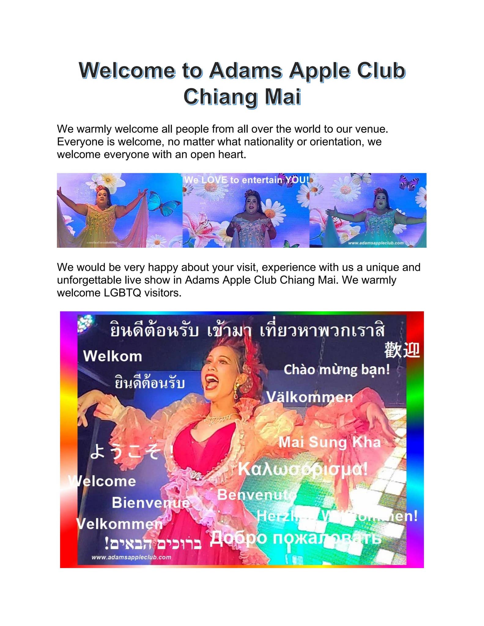 Welcome to Adams Apple Club Chiang Mai by Adams Apple Club - Issuu