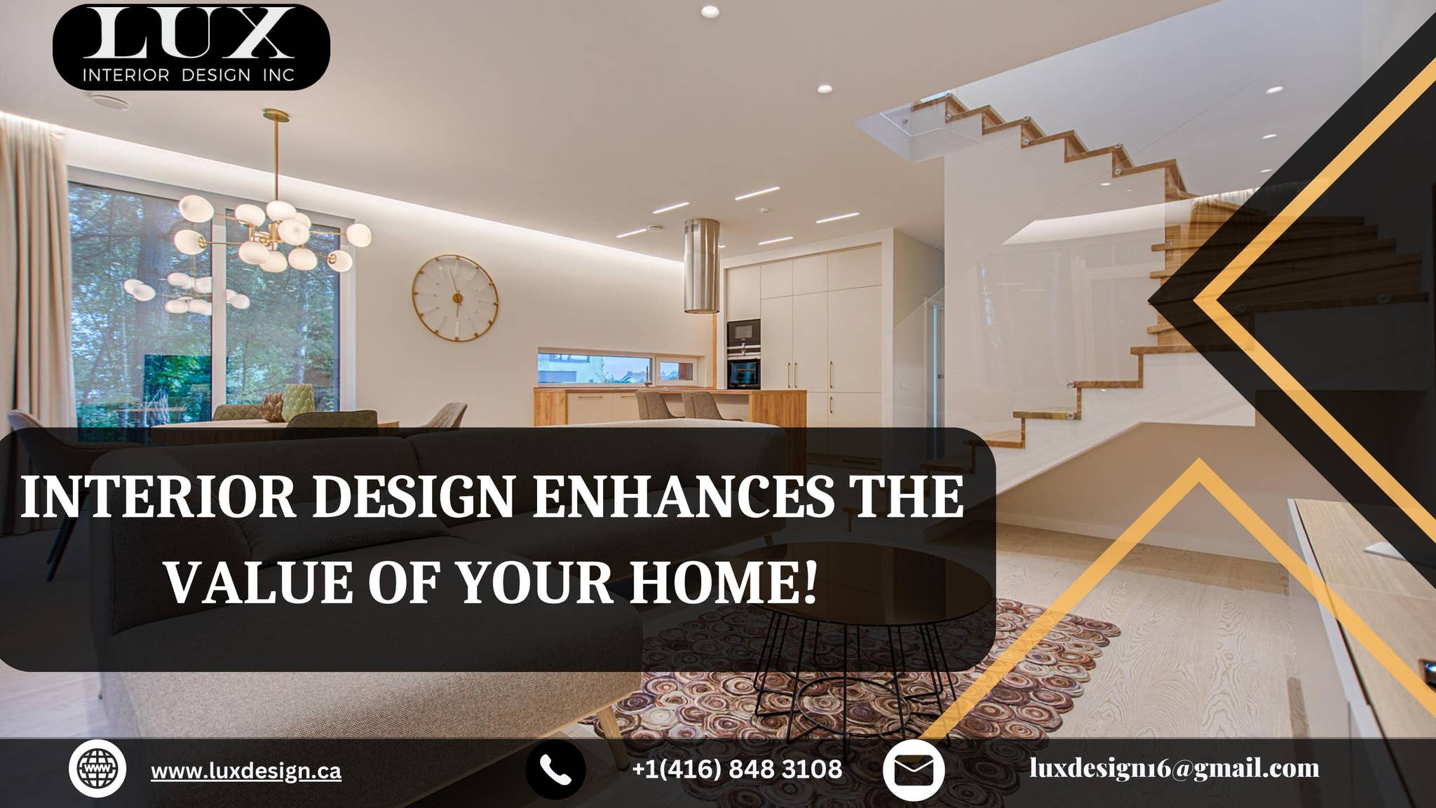 INTERIOR DESIGN ENHANCES THE VALUE OF YOUR HOME! by Lux Design - Issuu