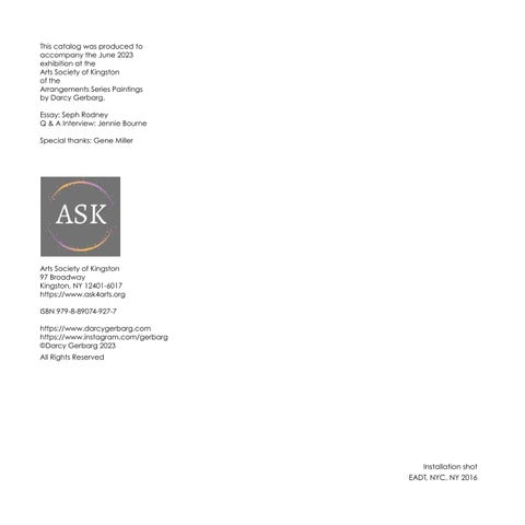 Darcy Gerbarg: A 灯饰系列 of Arrangements 第 6 页