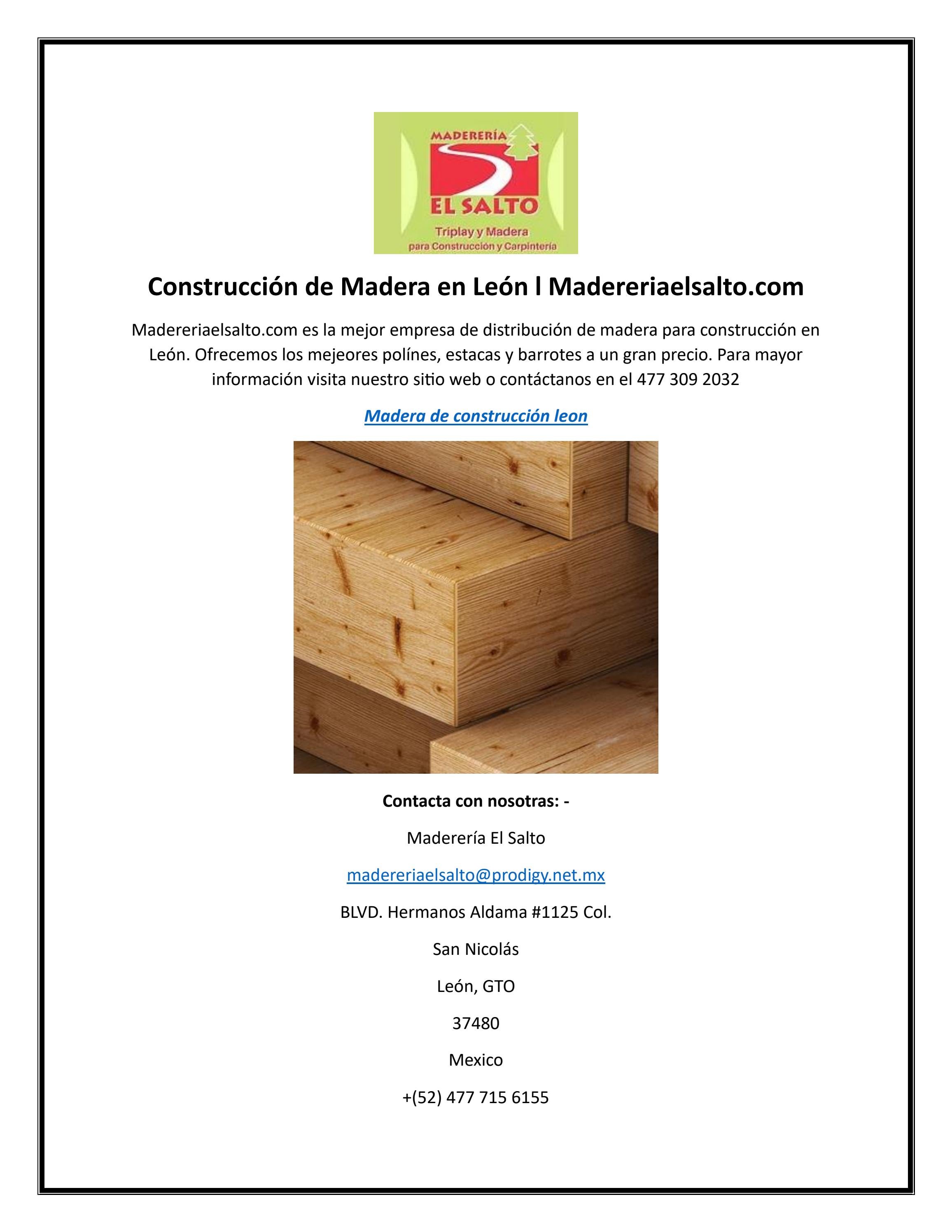Construcción de Madera en León l by