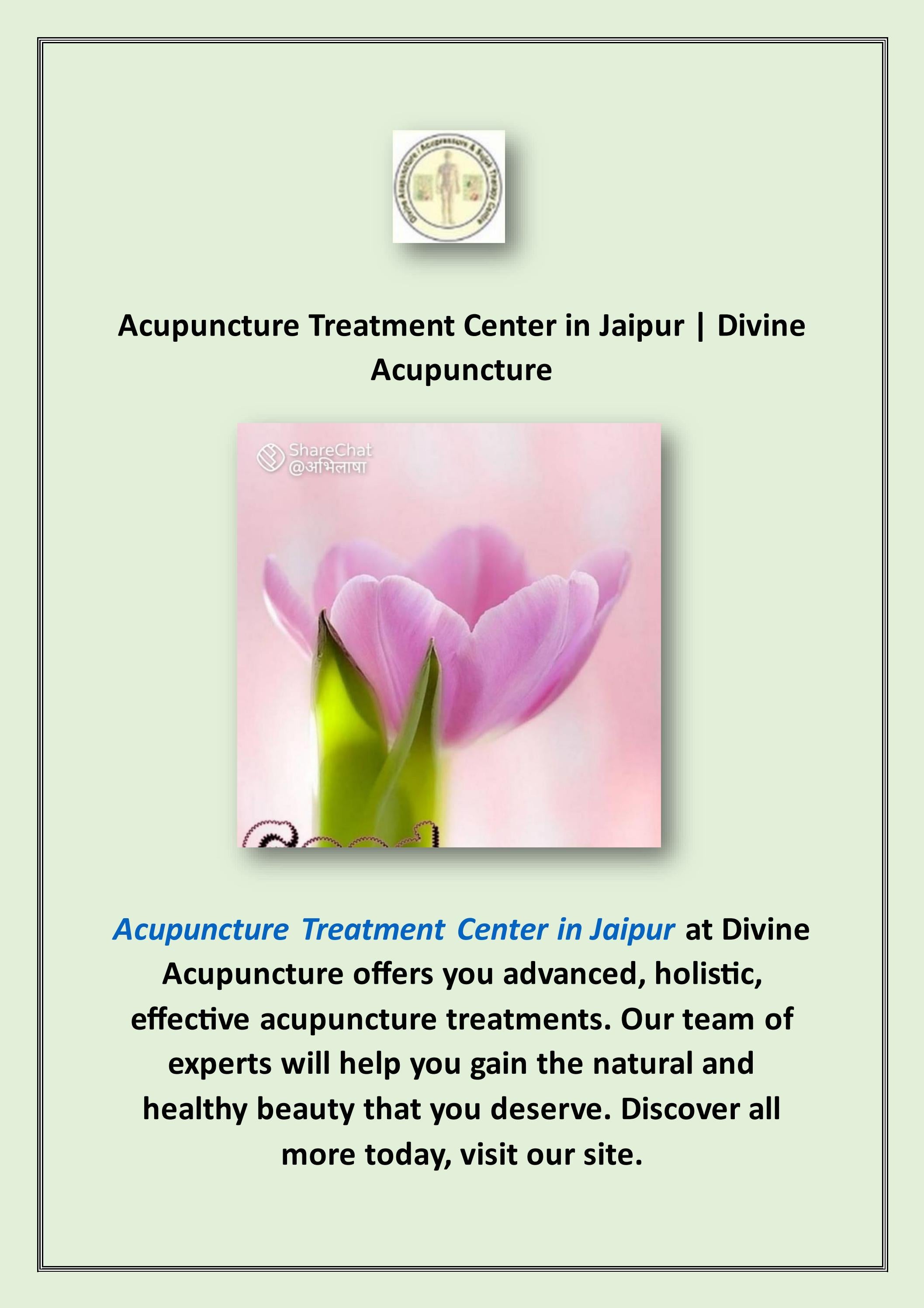 Acupuncture Treatment Center in Jaipur Divine Acupuncture by Divine Acupuncture Issuu