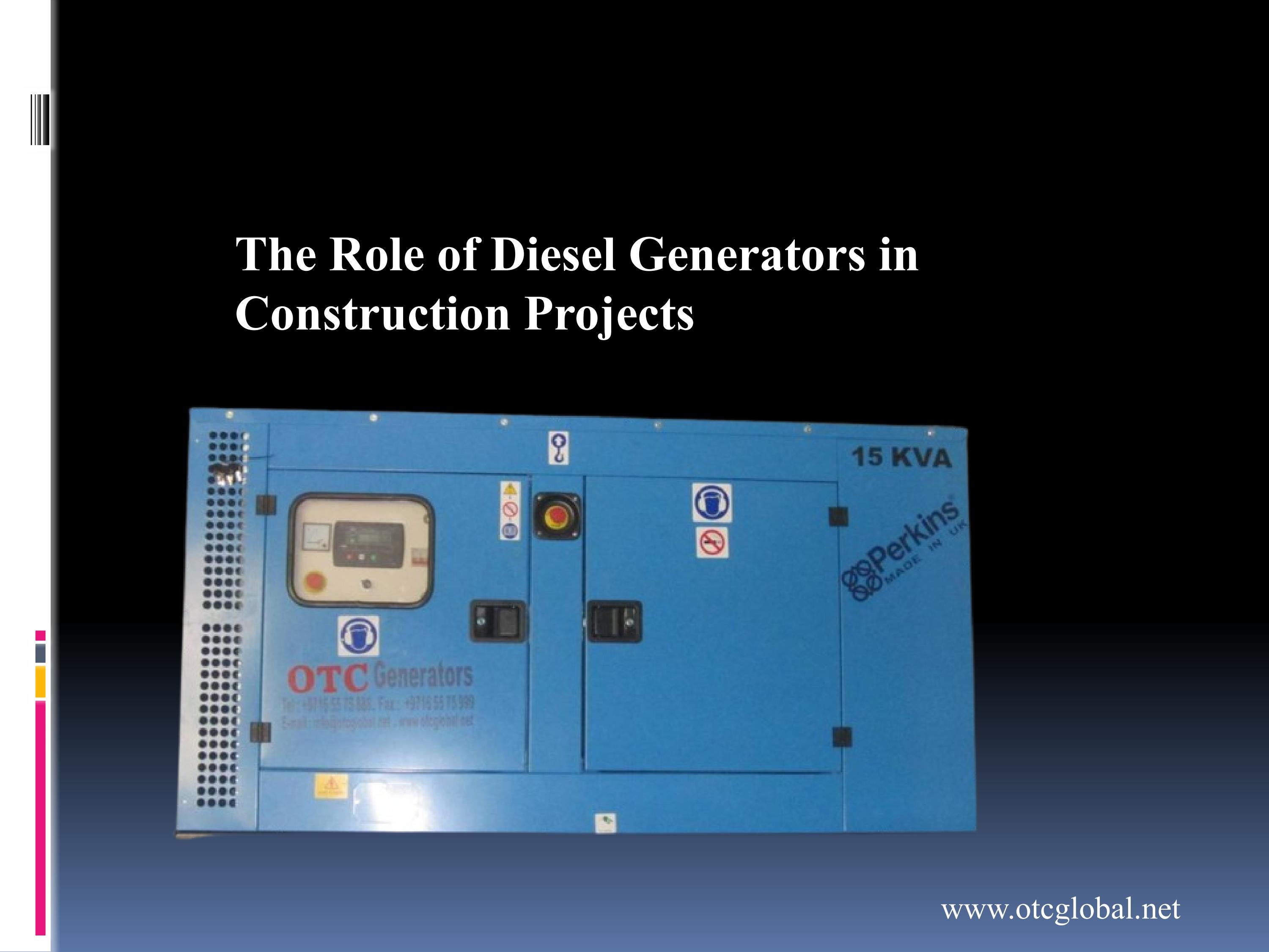 The role of diesel generators in construction projects by otcpower Issuu