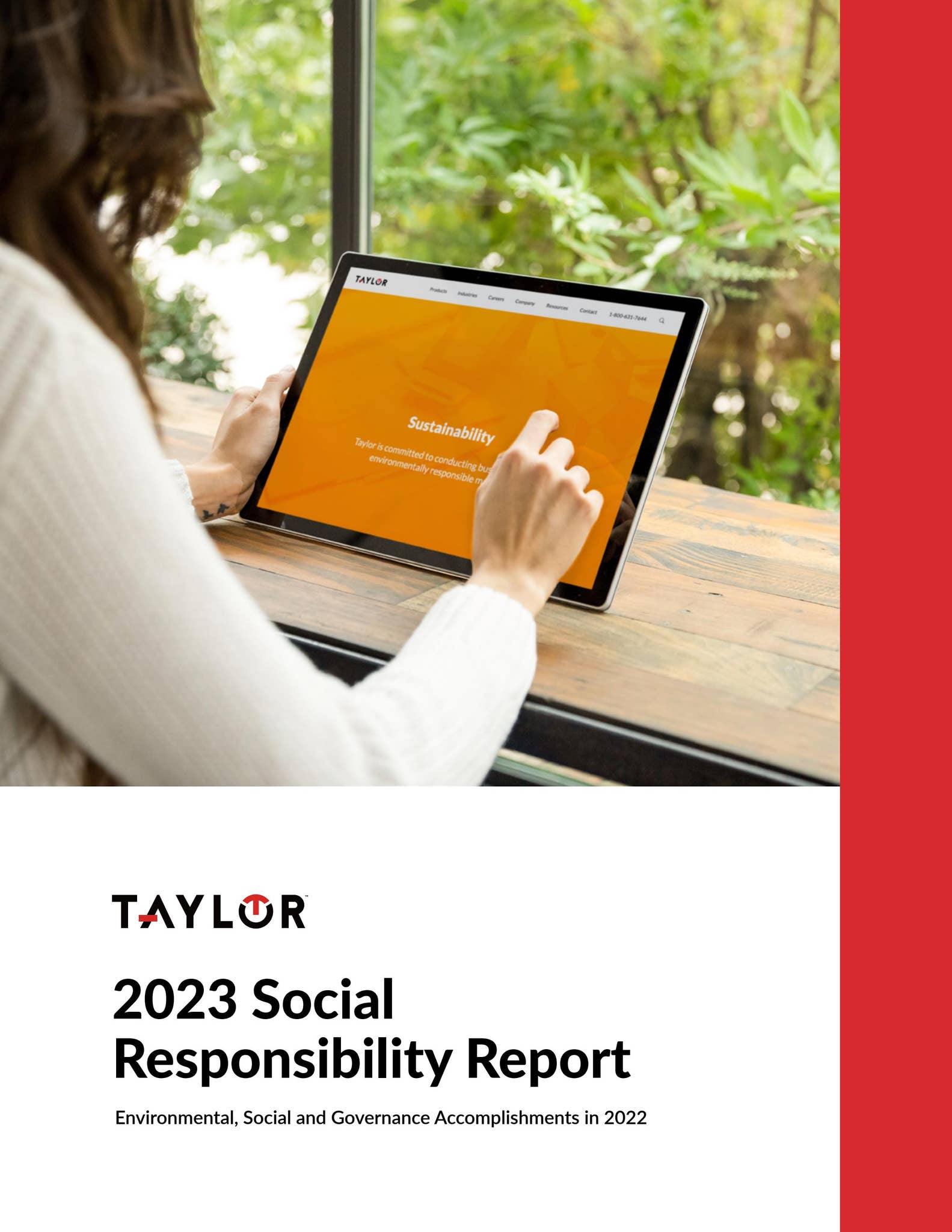 2023 Social Responsibility Report by Taylor - Issuu