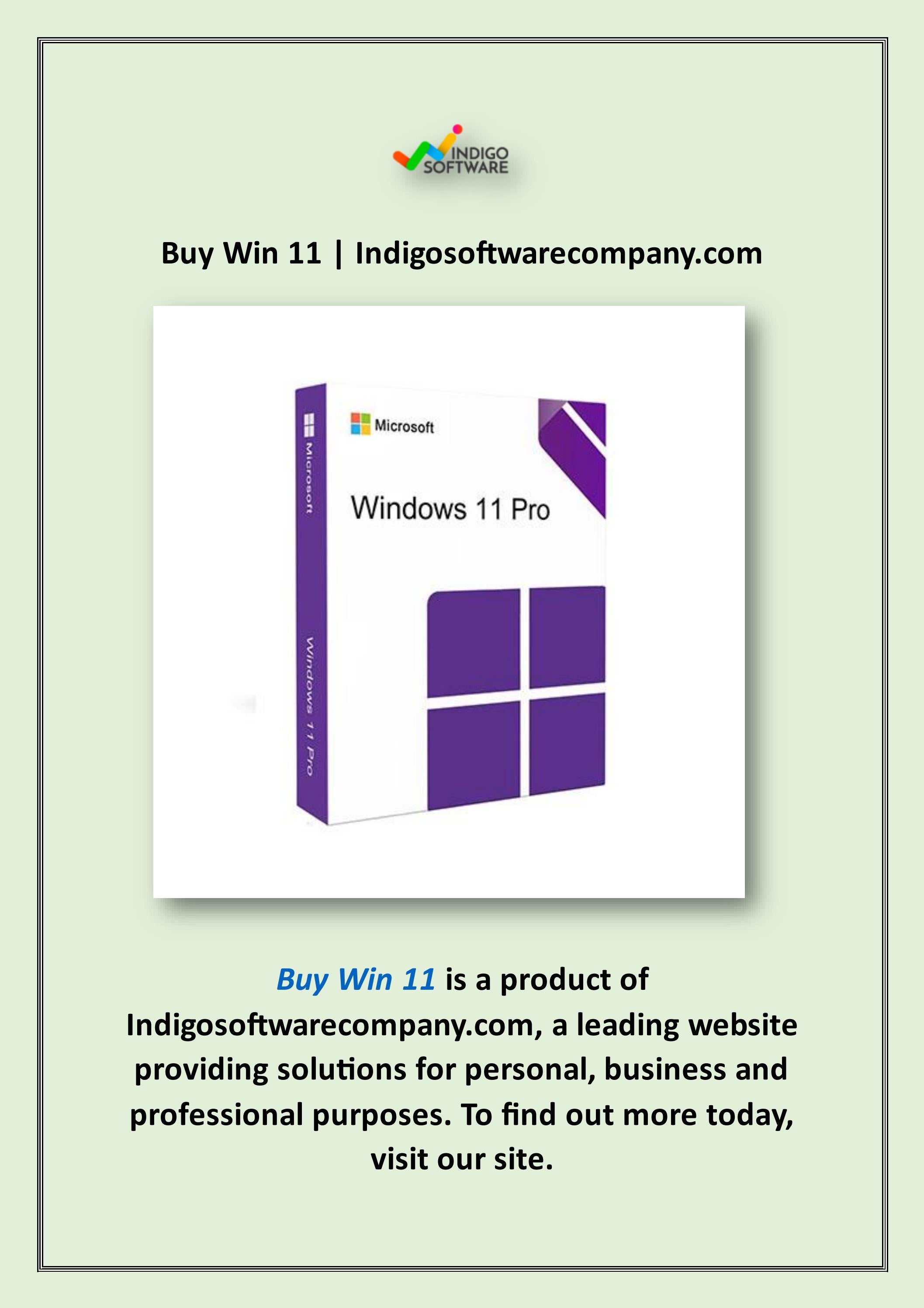 Buy Win 11 by indigo software Issuu
