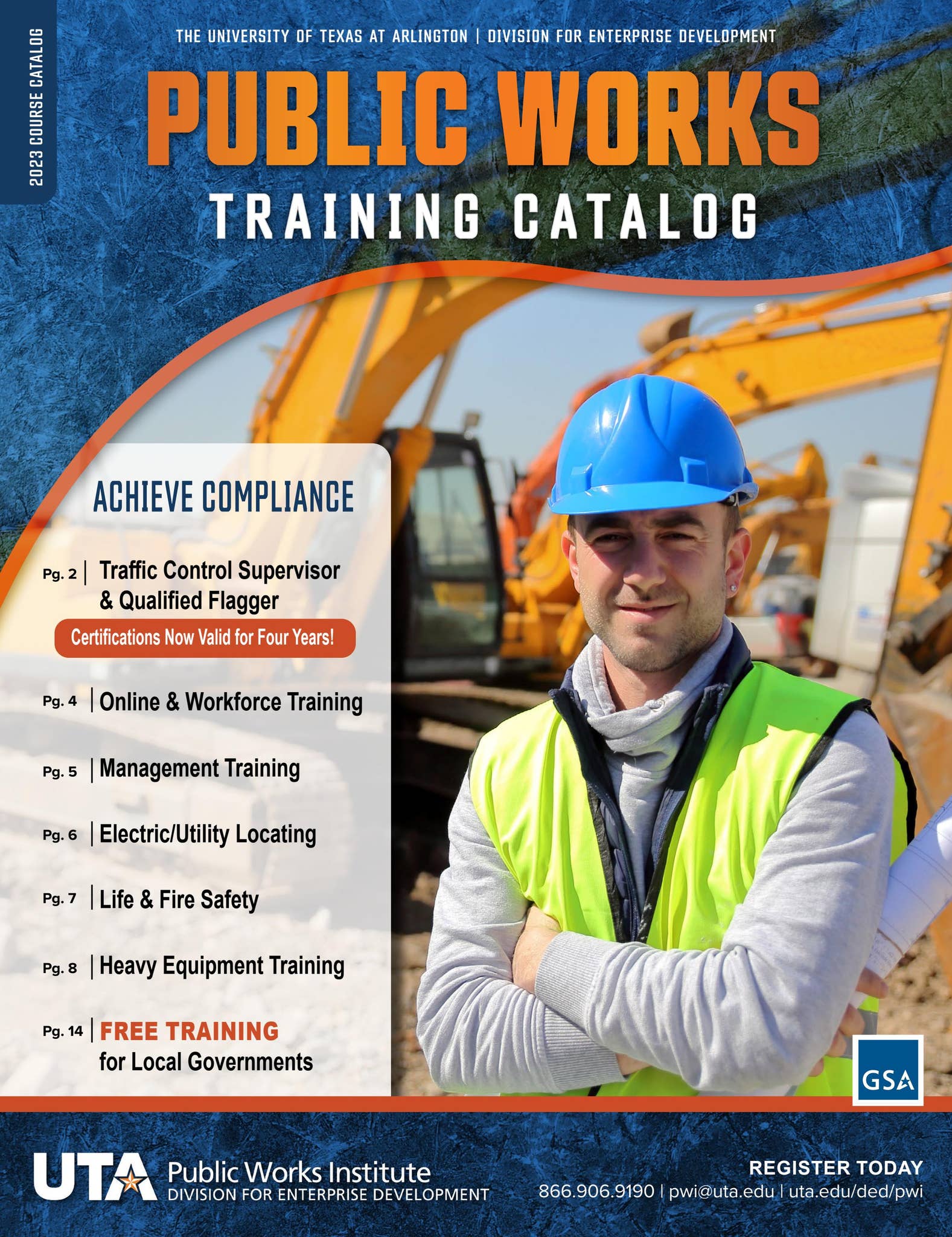 UT Arlington Public Works Institute 2023 Course Catalog by UTA