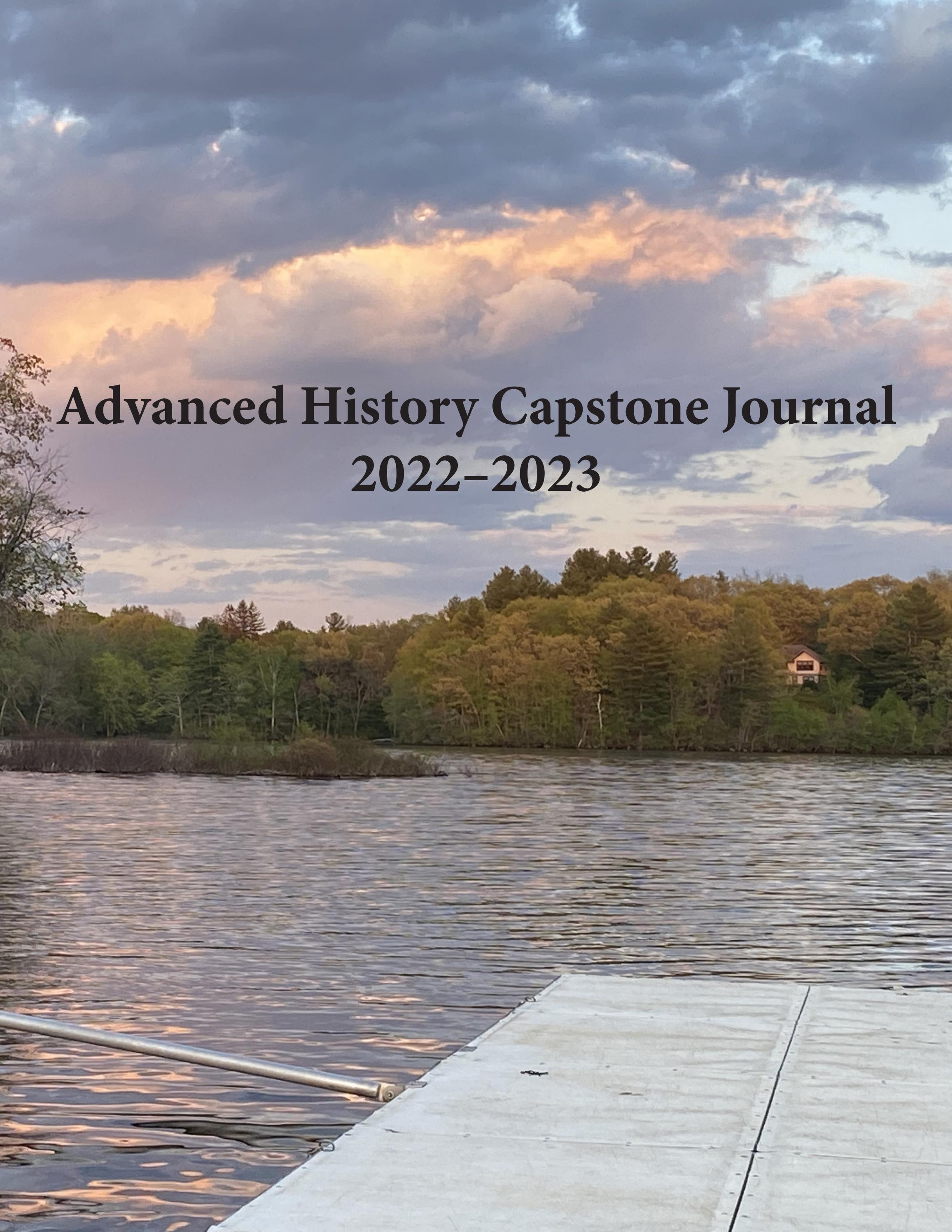 Advanced History Capstone Journal 20222023 by Brooks School Issuu