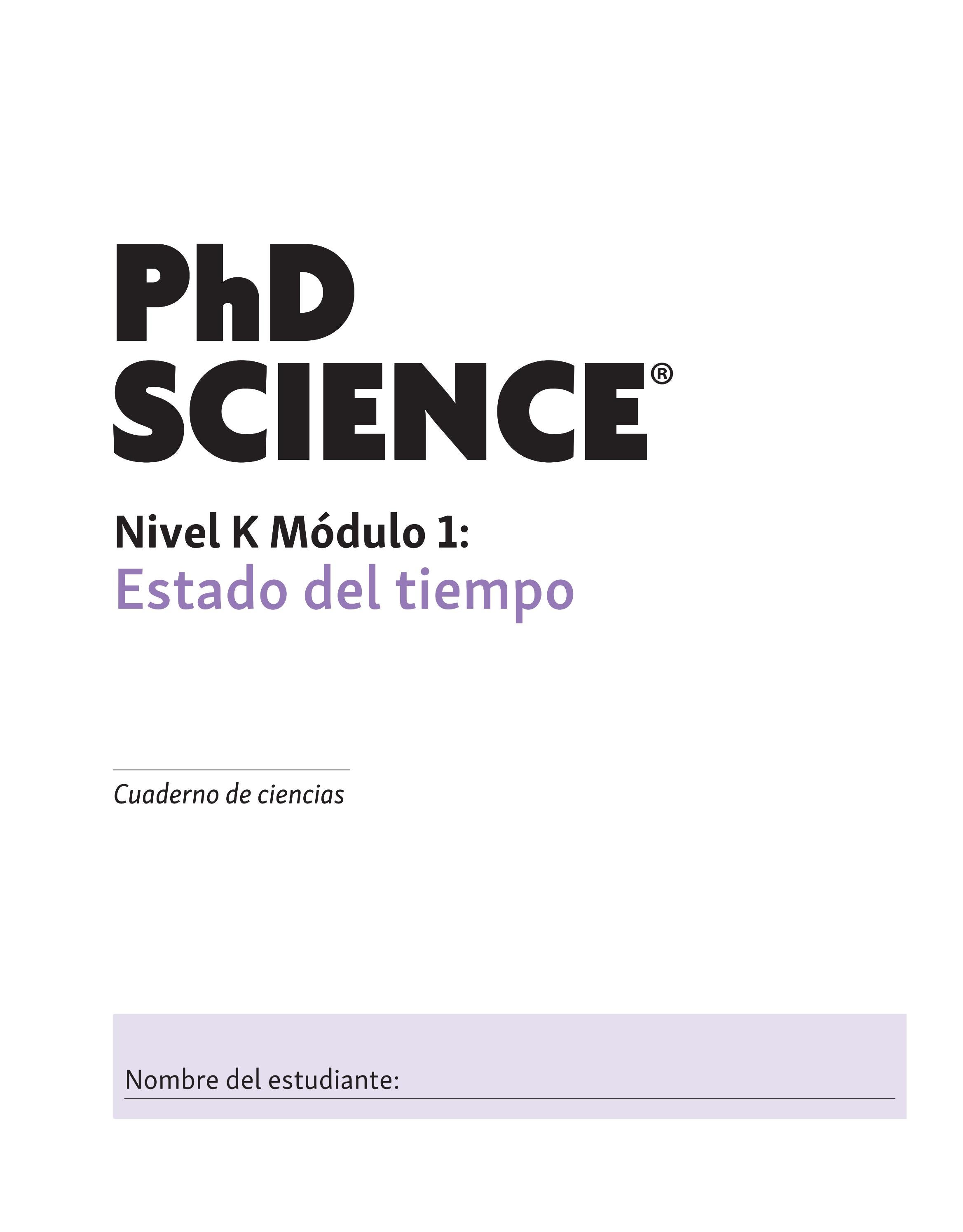 PhD Science LKM1 Science Logbook Spanish by Great Minds Issuu