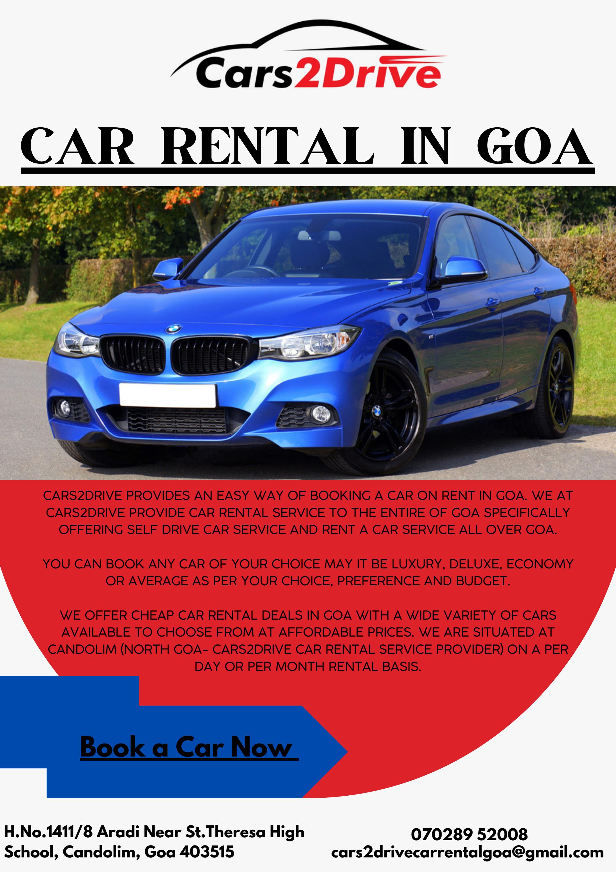 Car Rental in Goa by Cars2DriveGoa Issuu