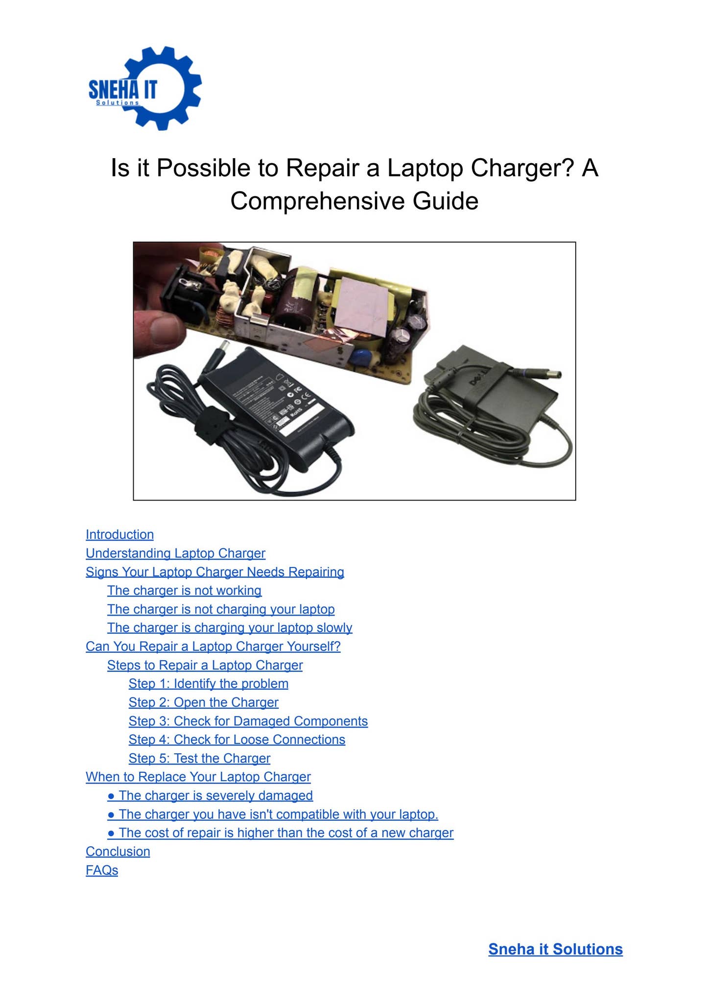 Computer Charge Repair Is it Possible to Repair a Laptop Charger? A Comprehensive Guide by ...
