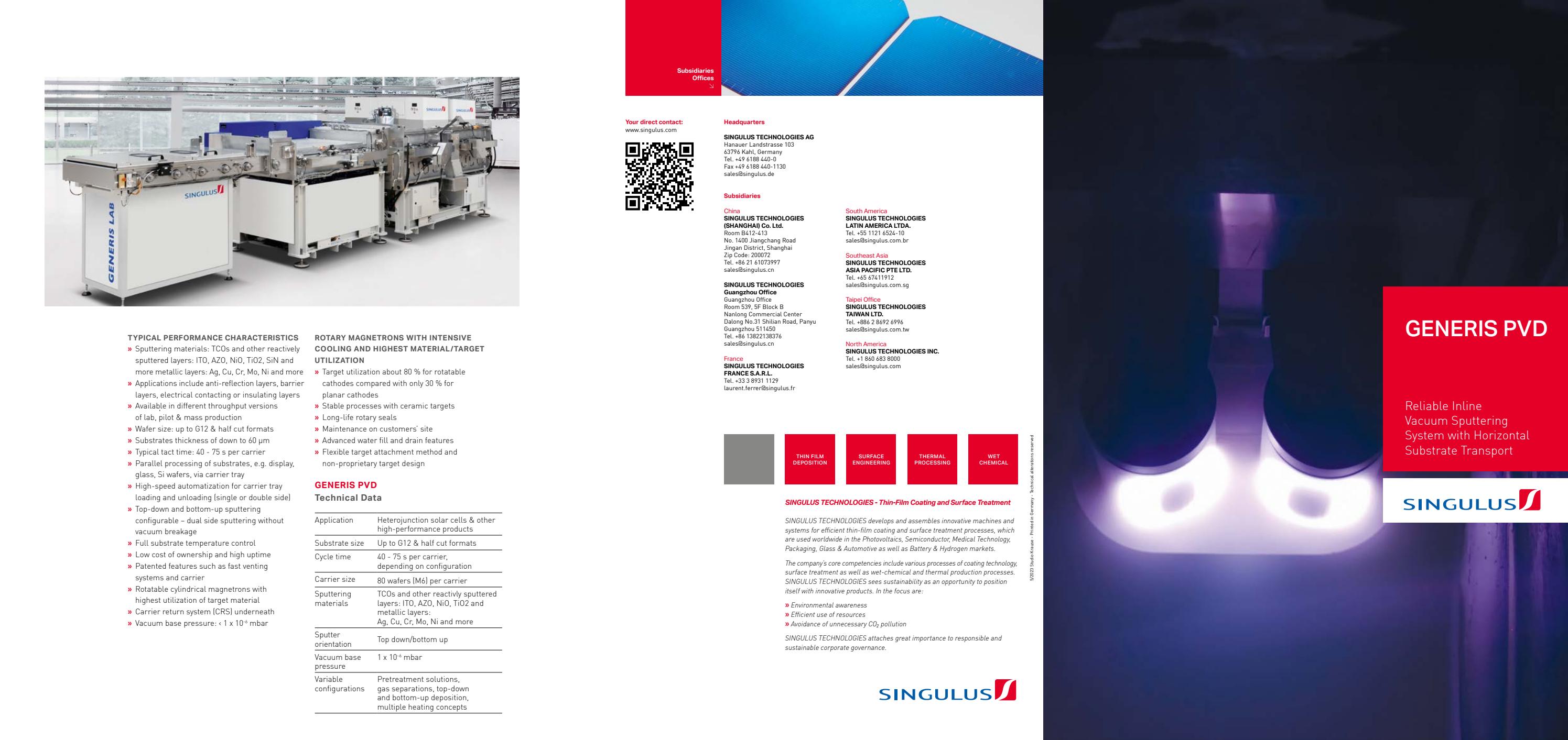 Singulus Singulus Technologies - Generis PVD by Singulus Technologies - Issuu