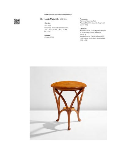 PHILLIPS IMPORTANT ART NOUVEAU 灯饰 AND 家具 FROM A PRIVATE 产品集 [ 目录 ] 第 23 页