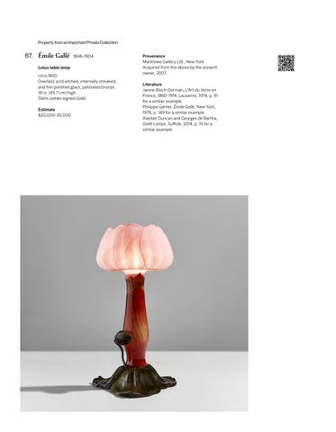 PHILLIPS IMPORTANT ART NOUVEAU 灯饰 AND 家具 FROM A PRIVATE 产品集 [ 目录 ] 第 8 页