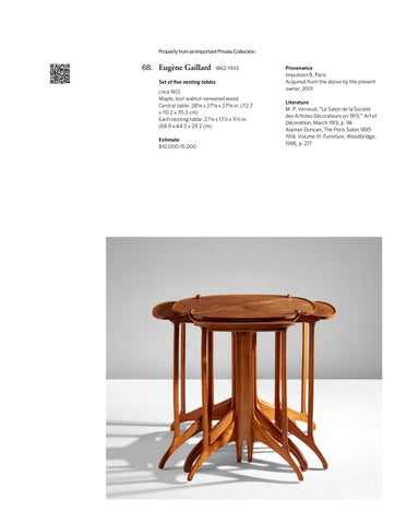 PHILLIPS IMPORTANT ART NOUVEAU 灯饰 AND 家具 FROM A PRIVATE 产品集 [ 目录 ] 第 9 页