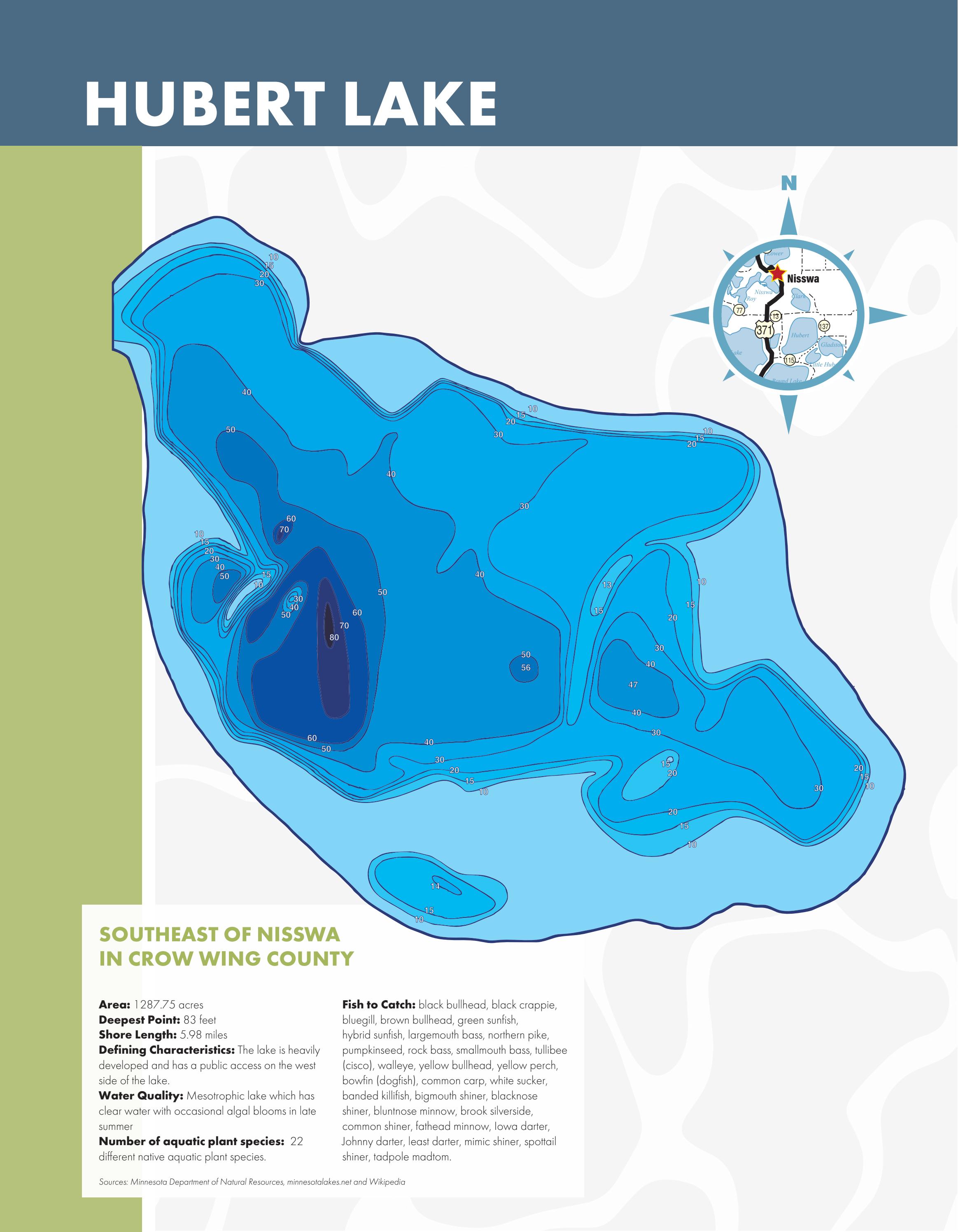 Hubert Lake map Crow Wing County by Brainerd Dispatch and Echo Journal Issuu