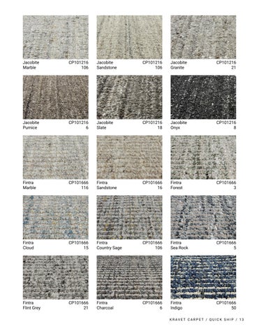 Kravet LLC Kravet Carpet Quick Ship 灯饰目录 第 13 页