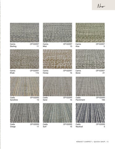 Kravet LLC Kravet Carpet Quick Ship 灯饰目录 第 5 页