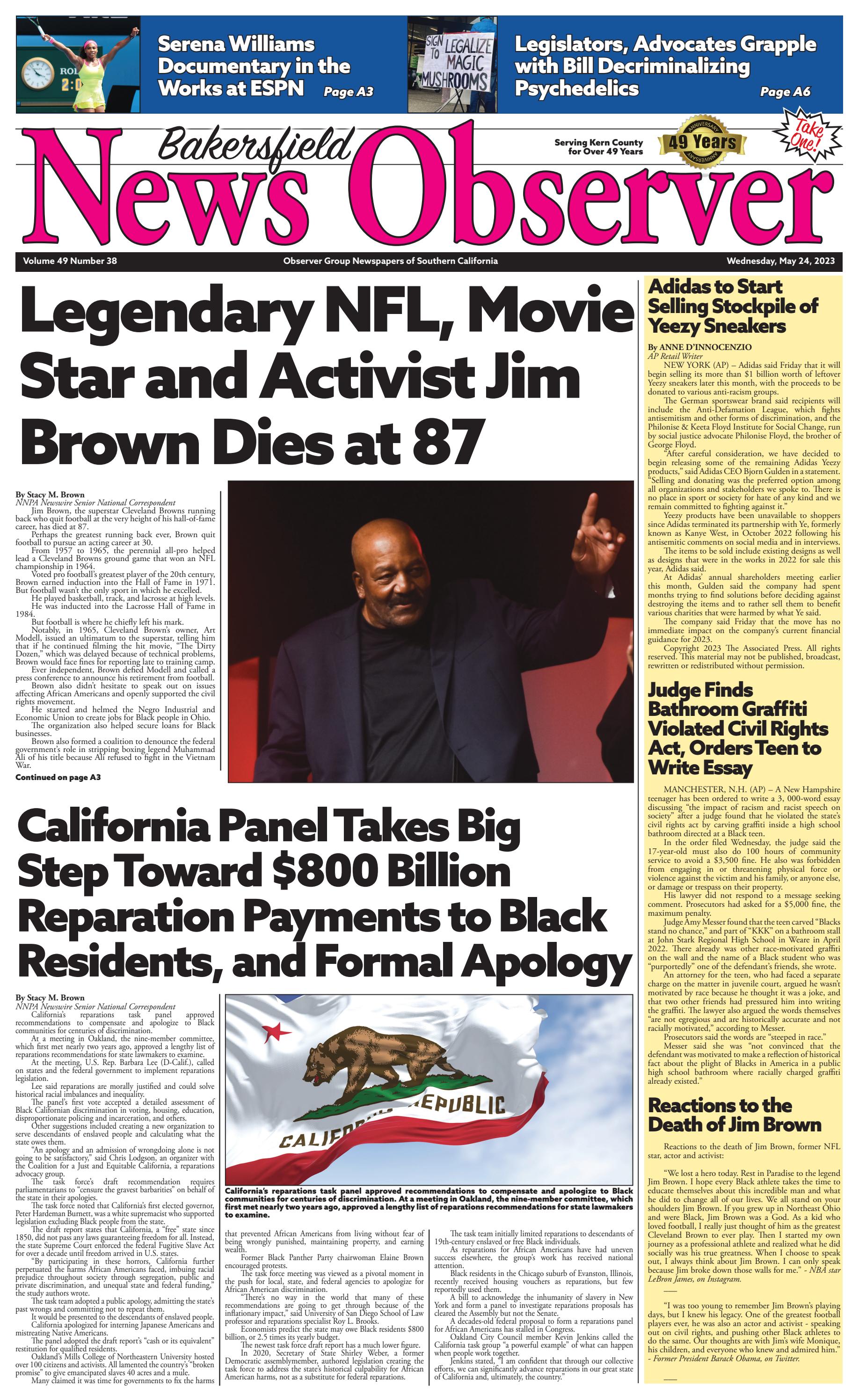 Bakersfield News Observer 5.24.23 by Observer Group Newspapers of