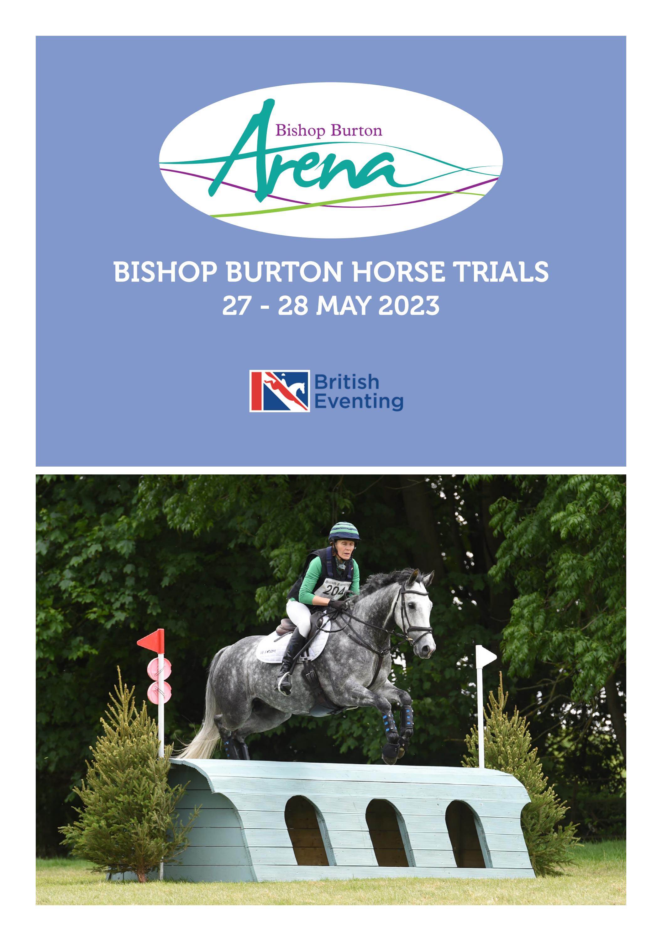 Burton Horse Trials Programme May 2023 by Issuu