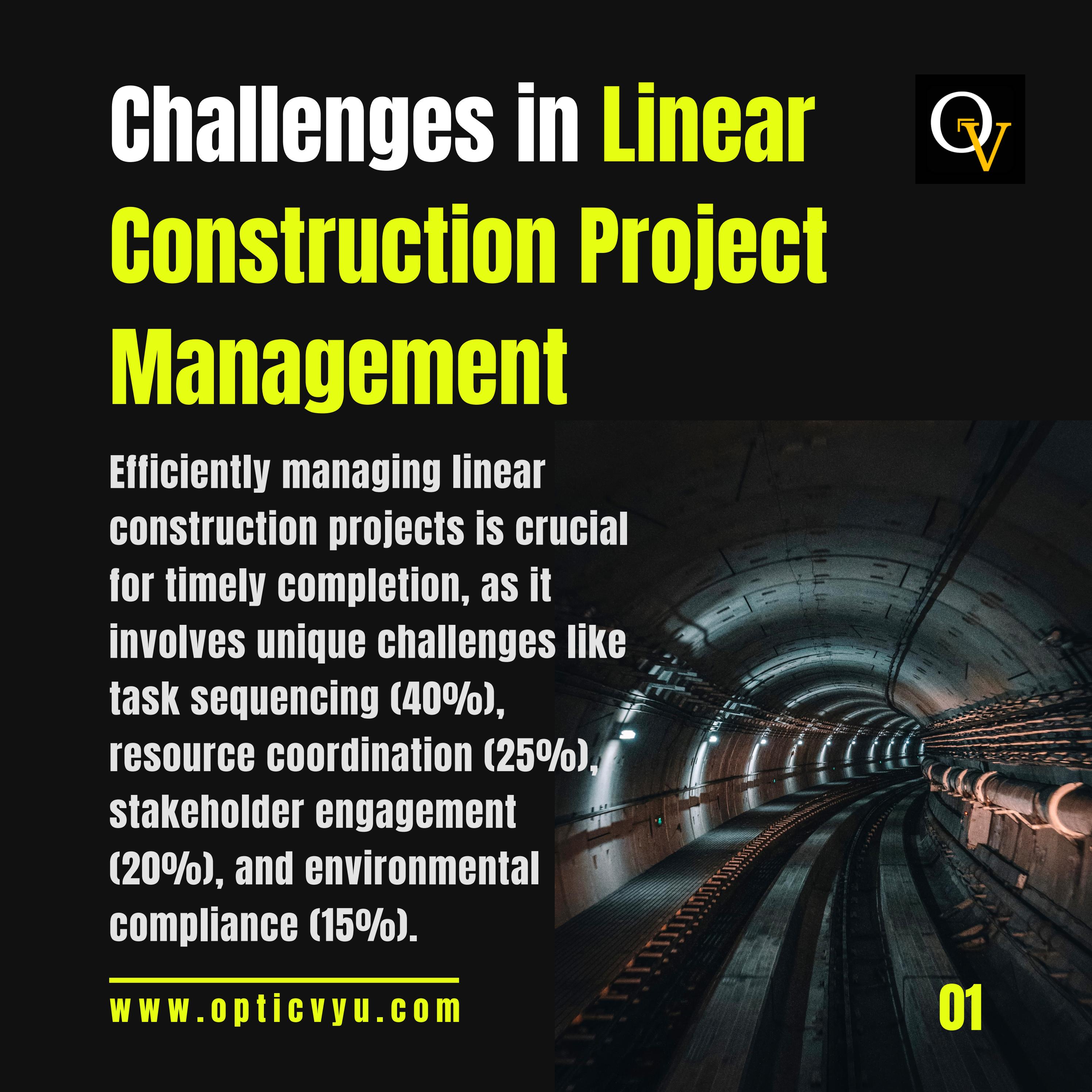 Challenges in Linear Construction Project Management by OpticVyu Issuu