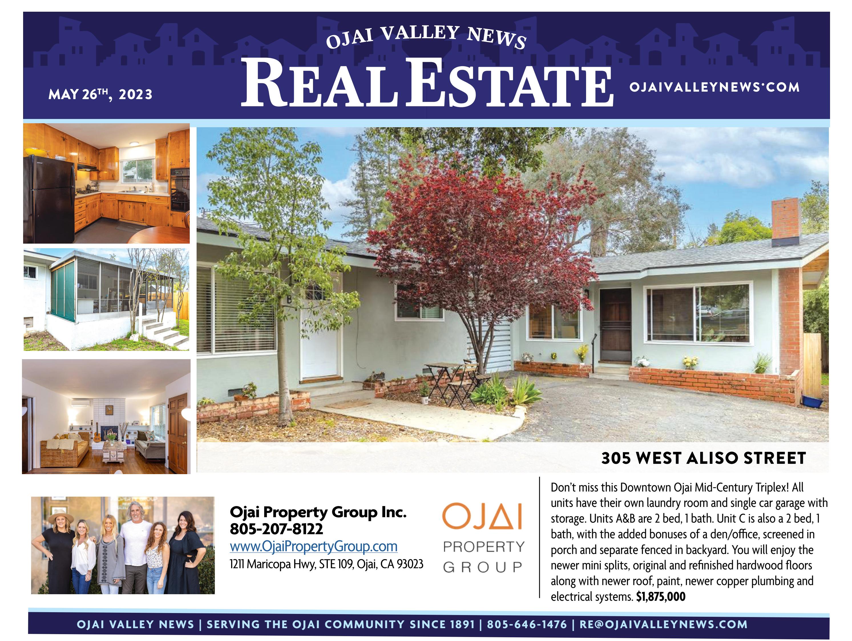 Ojai Valley News Real Estate Weekly, May 26, 2023 by Ojai Magazine Issuu