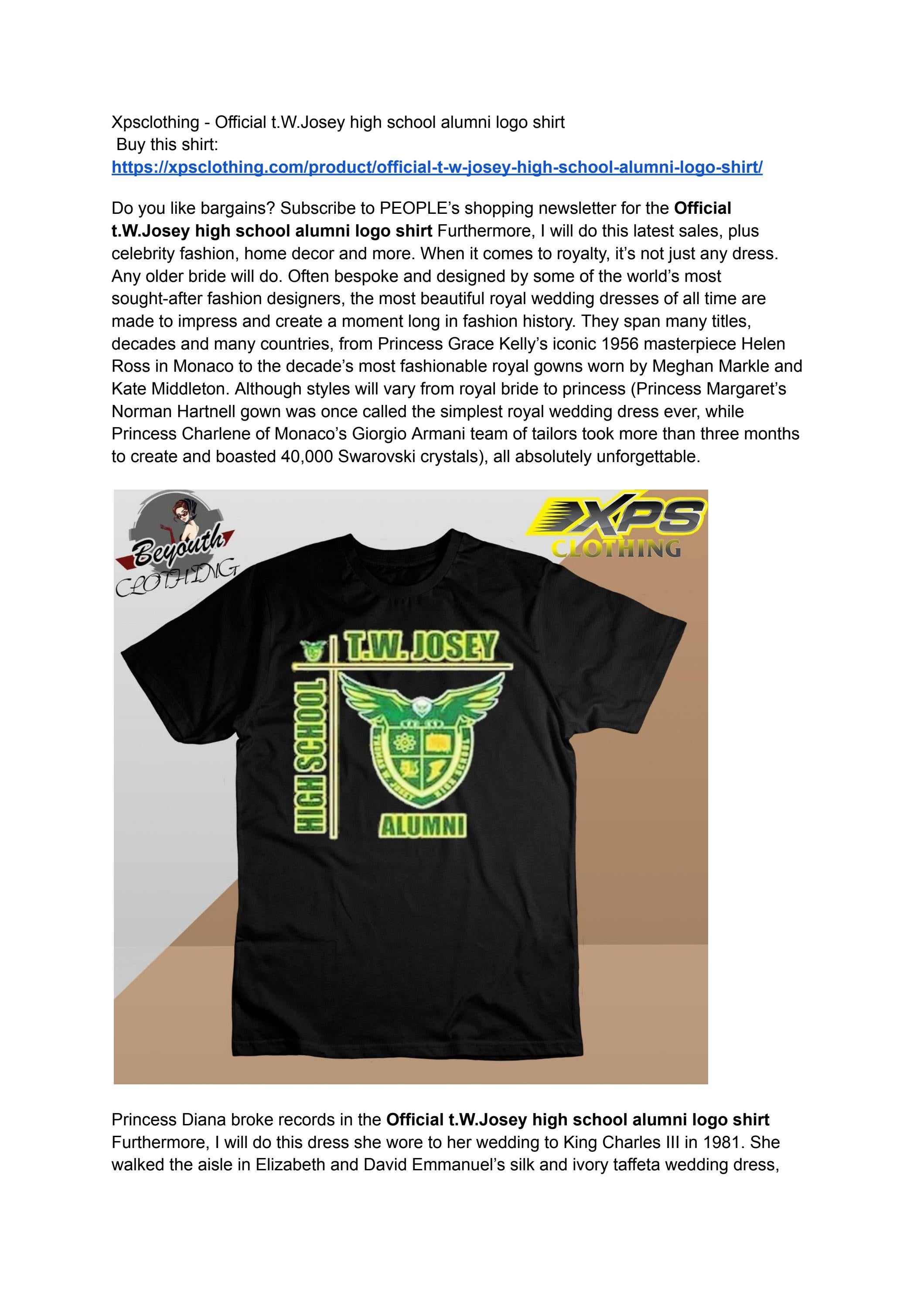 xpsclothing-official-t-w-josey-high-school-alumni-logo-shirt-by-store