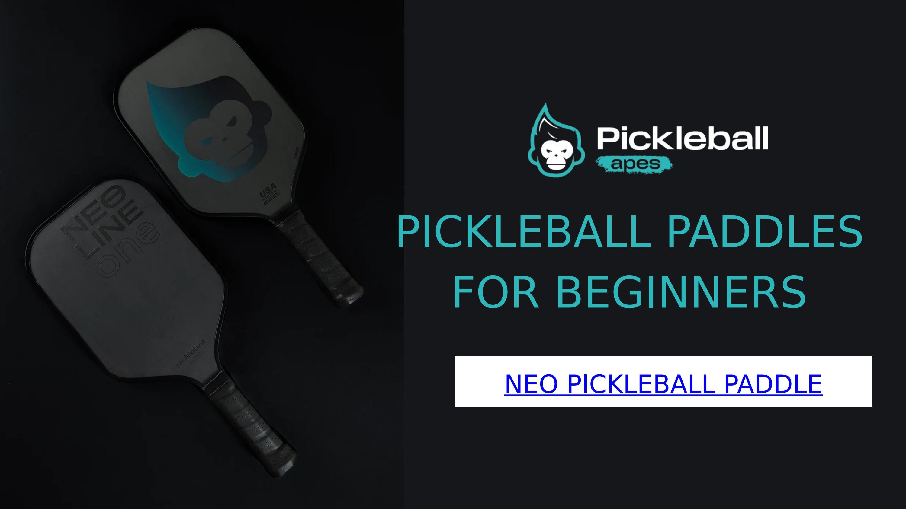 Pickleball Paddles for Beginners Neo Pickleball Paddles by Pickleball