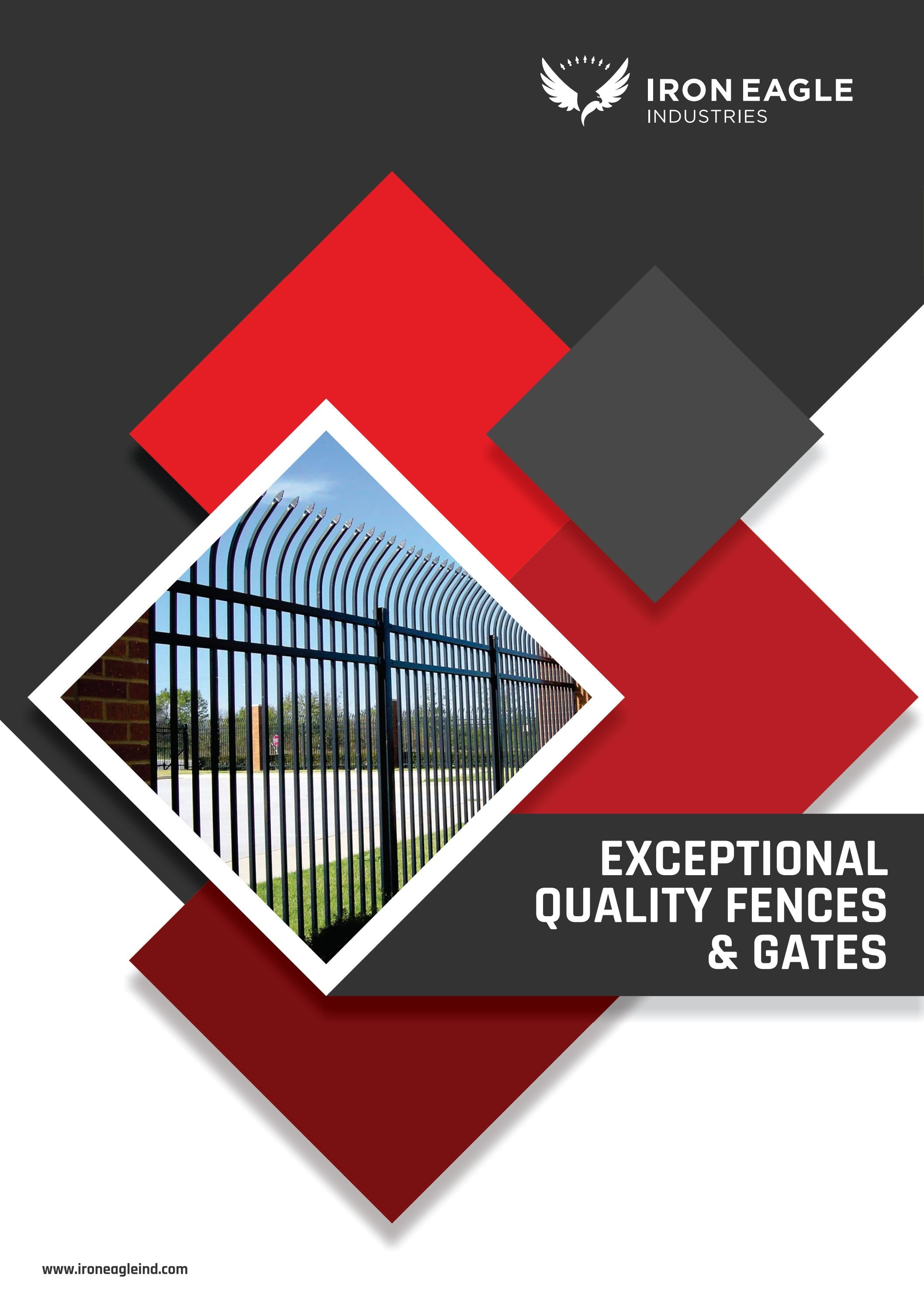 High Quality Fences & Gates from Iron Eagle Industries Manufacture