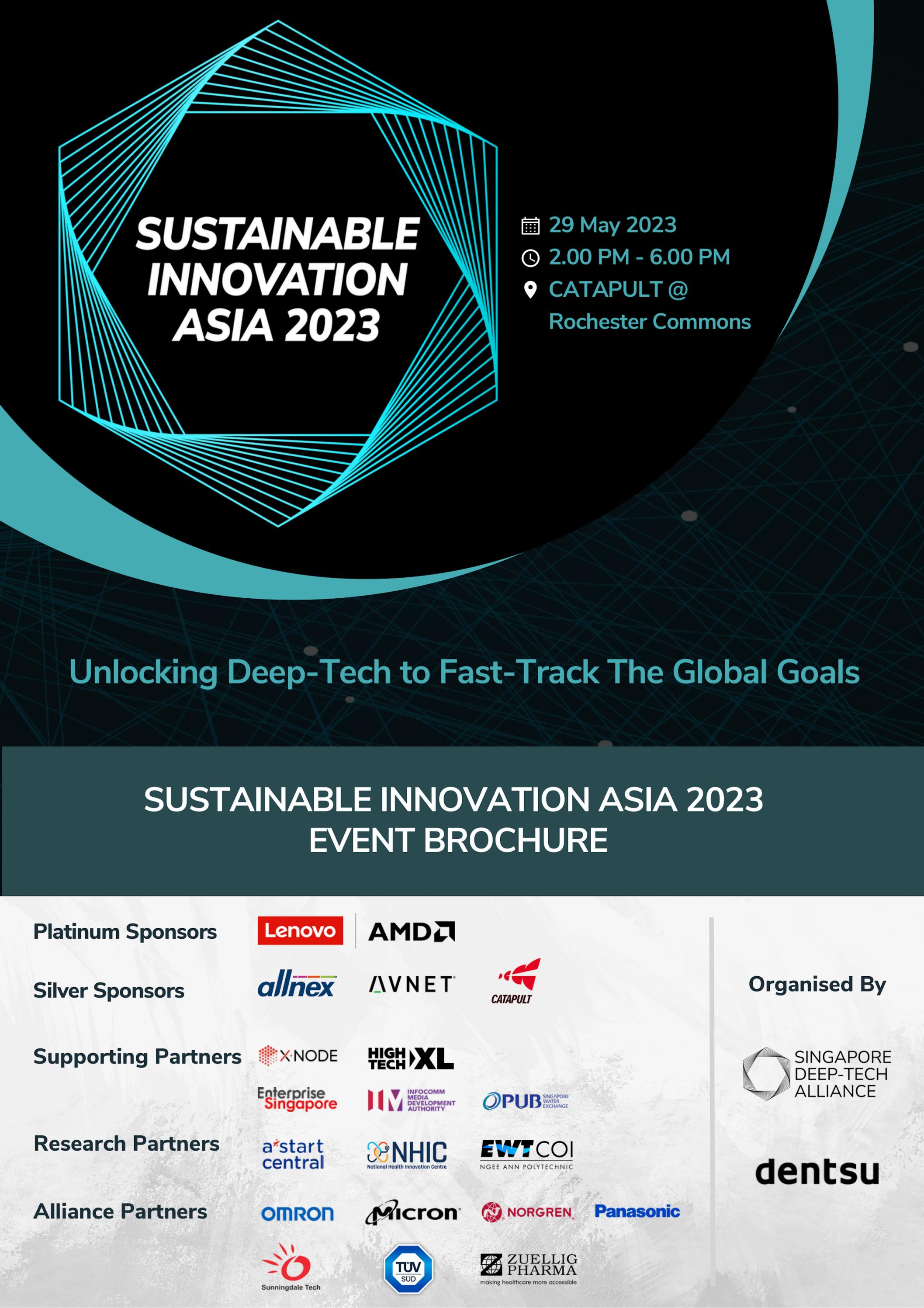 Sustainable Innovation Asia 2023 Event Brochure by sdta.sg - Issuu