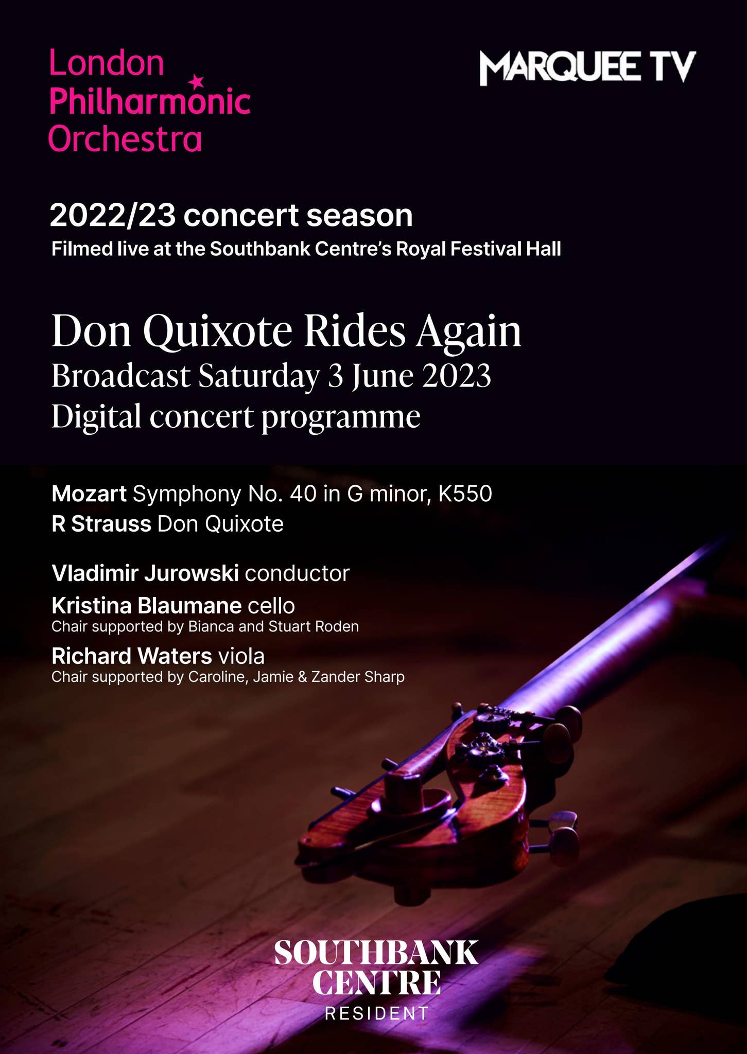 LPO/Marquee TV digital concert programme: Don Quixote Rides Again - 3 June  2023 by London Philharmonic Orchestra - Issuu