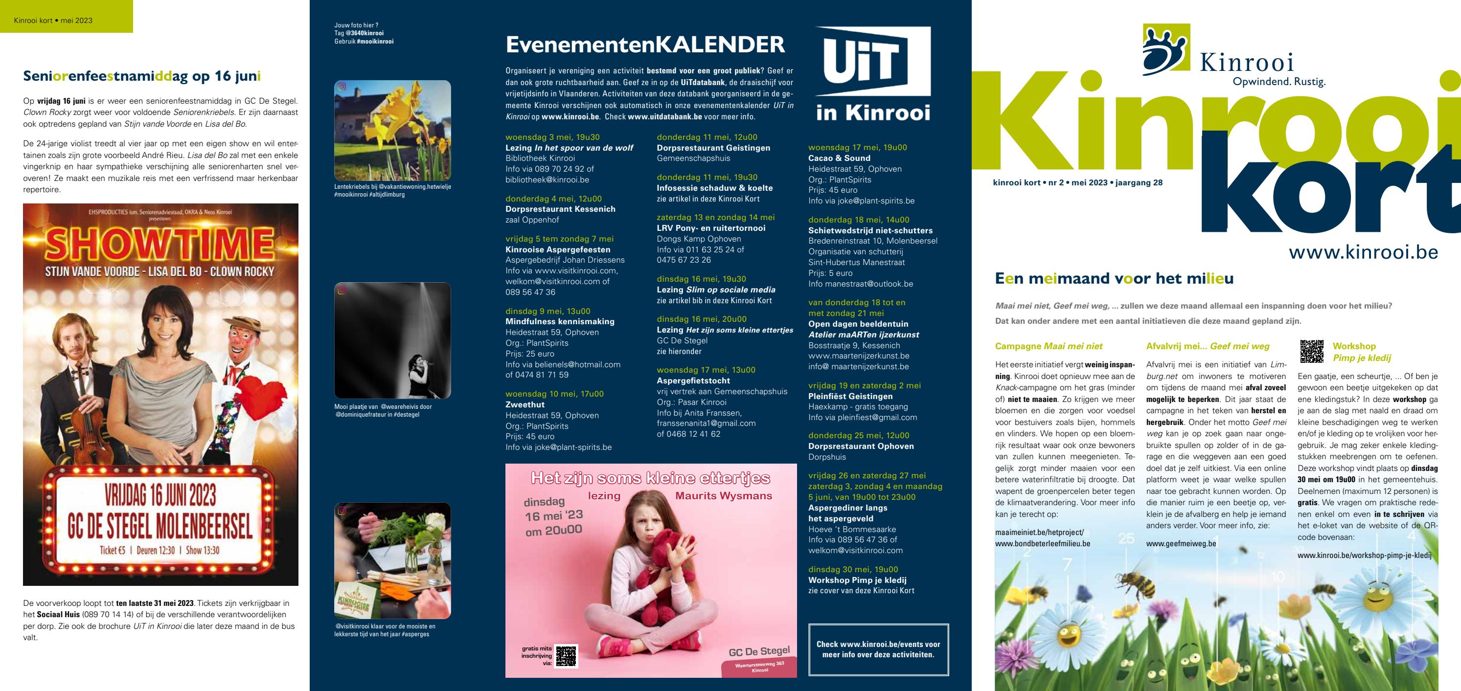 Kinrooi KORT #02 mei 2023 by Gemeente KINROOI - Issuu