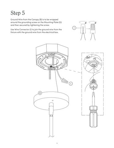 nathanjameshome 灯饰目录 · Leigh 吊灯 Instruction Sheet 第 9 页