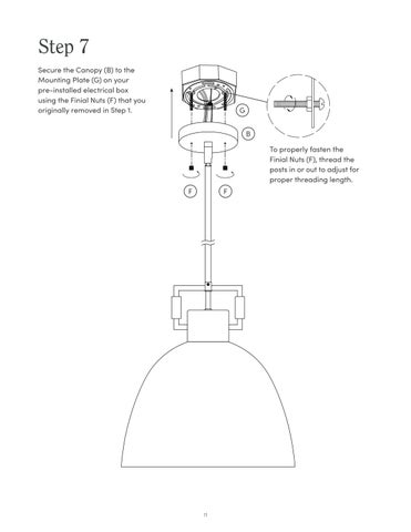 nathanjameshome 灯饰目录 · Leigh 吊灯 Instruction Sheet 第 11 页
