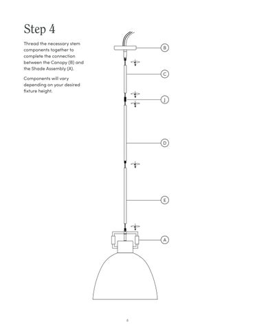 nathanjameshome 灯饰目录 · Leigh 吊灯 Instruction Sheet 第 8 页