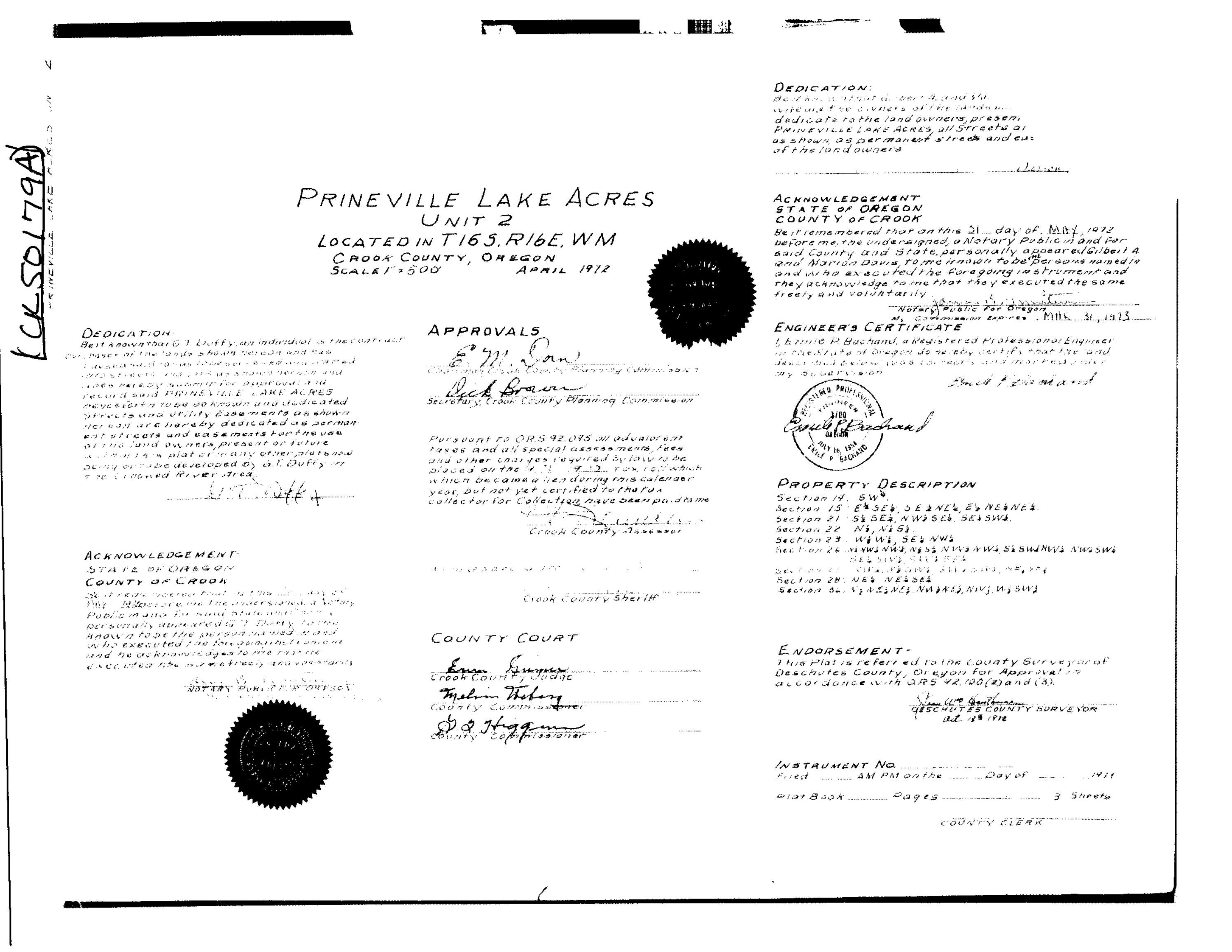 Prineville Lake Acres Unit 2 CCR's by infodeschutestitle Issuu