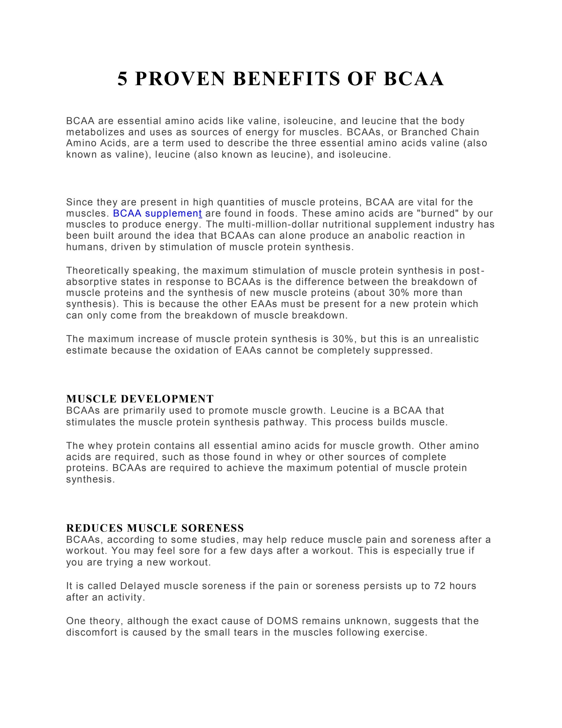 5 PROVEN BENEFIT OF BCAA by Fitspire Issuu