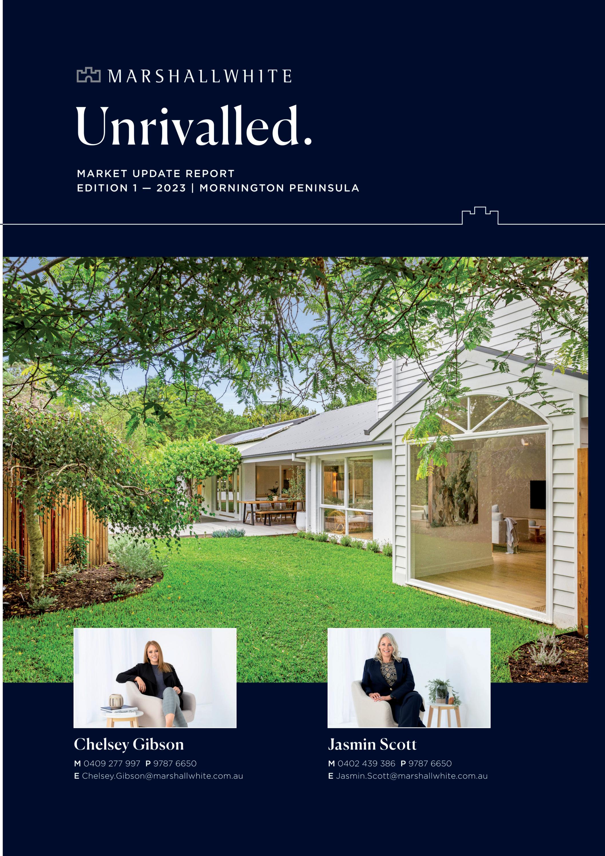 Market Update Report 2023 Issue 1 Chelsea Gibson & Jasmin Scott by Marshall White Real