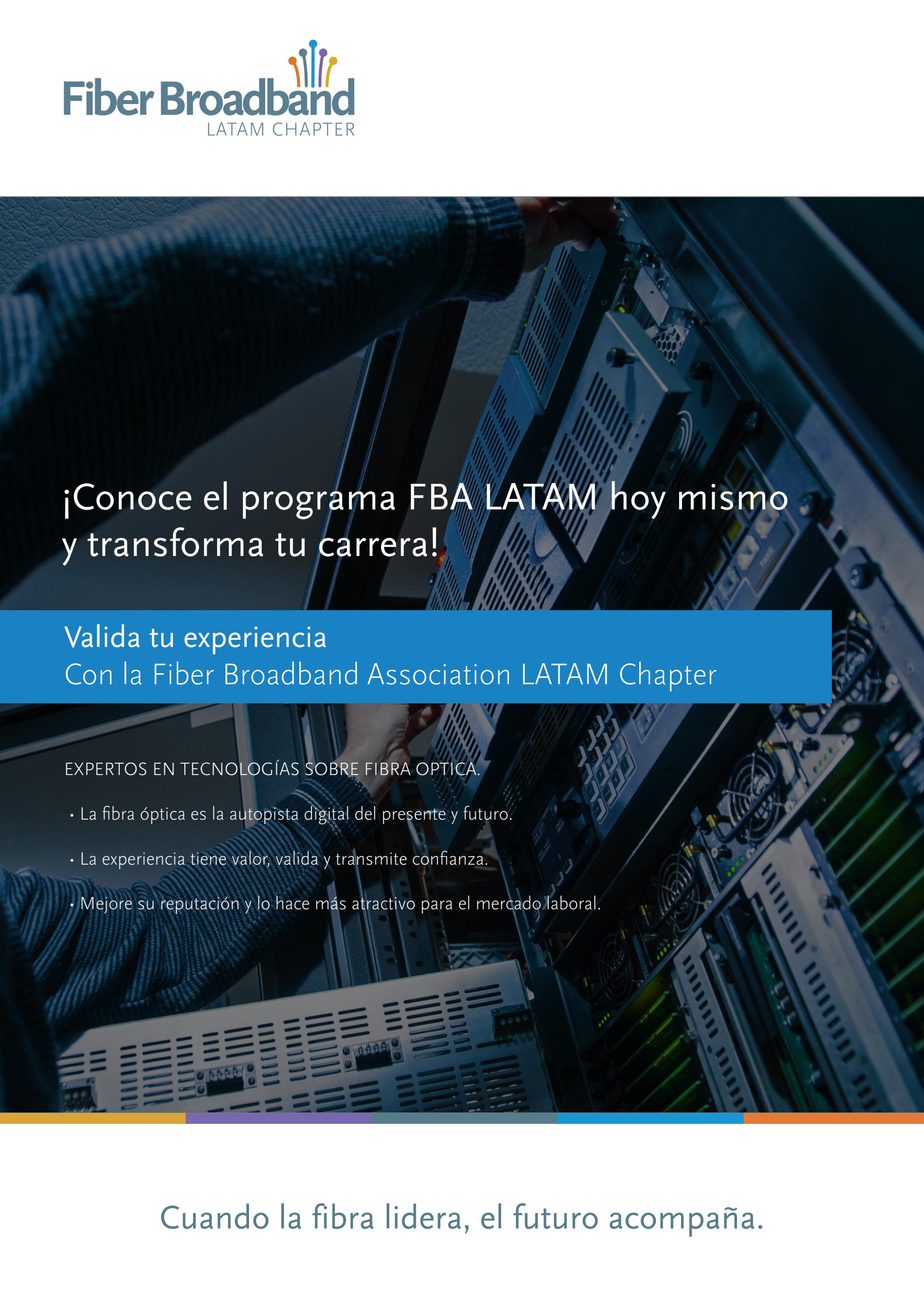 Programa de Capacitación y Certificación FBA LATAM by Fiber Broadband
