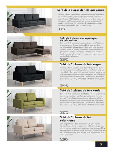 FERNANDO ENRIQUE ORELLANA GARCIA 家具目录 · Catalogo 德文 muebles 第 5 页