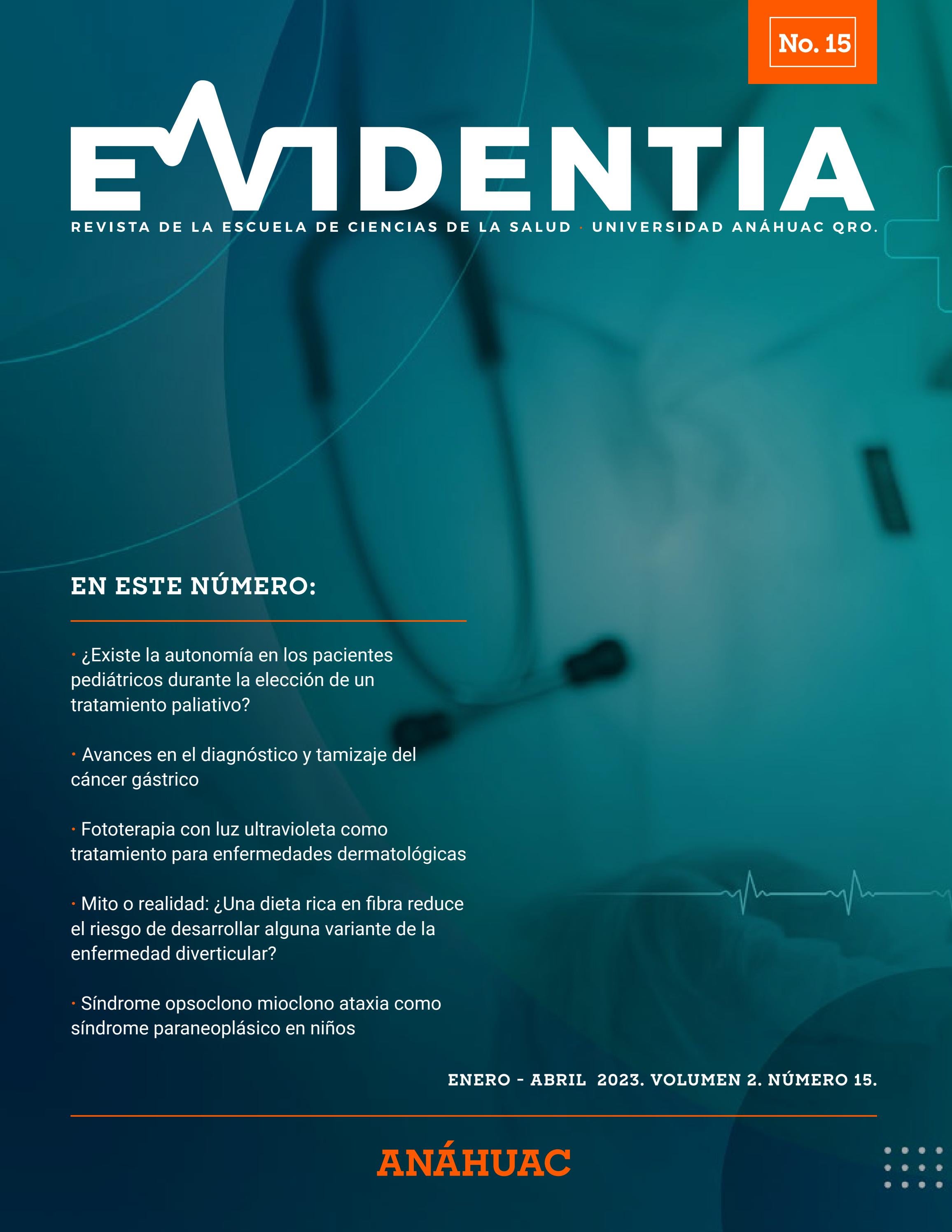 Revista Evidentia 15° Edición by Ciencias de la Salud Anáhuac Querétaro