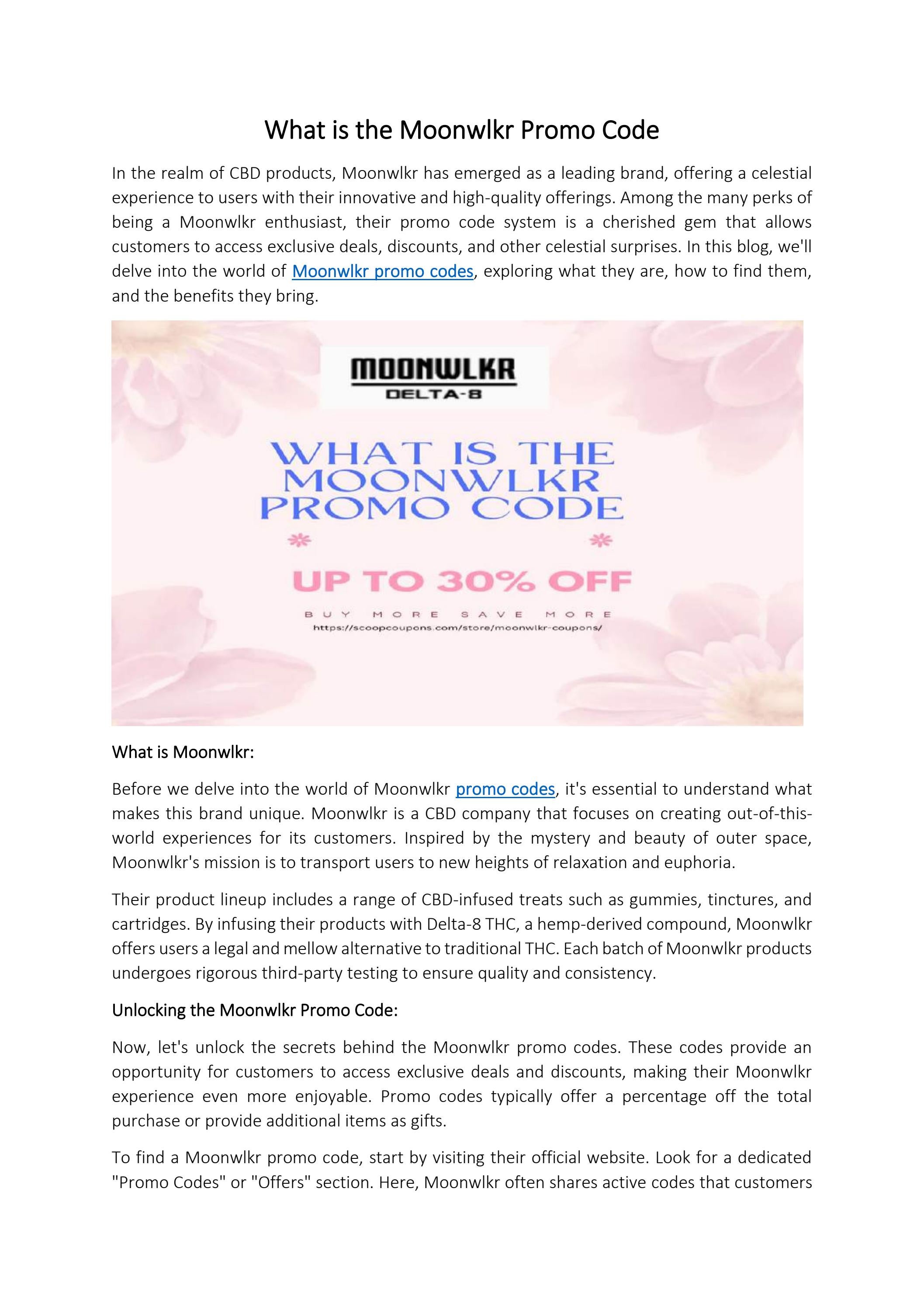 What is Moonwlkr Coupon Code by Hip Hook Coupons Code Issuu