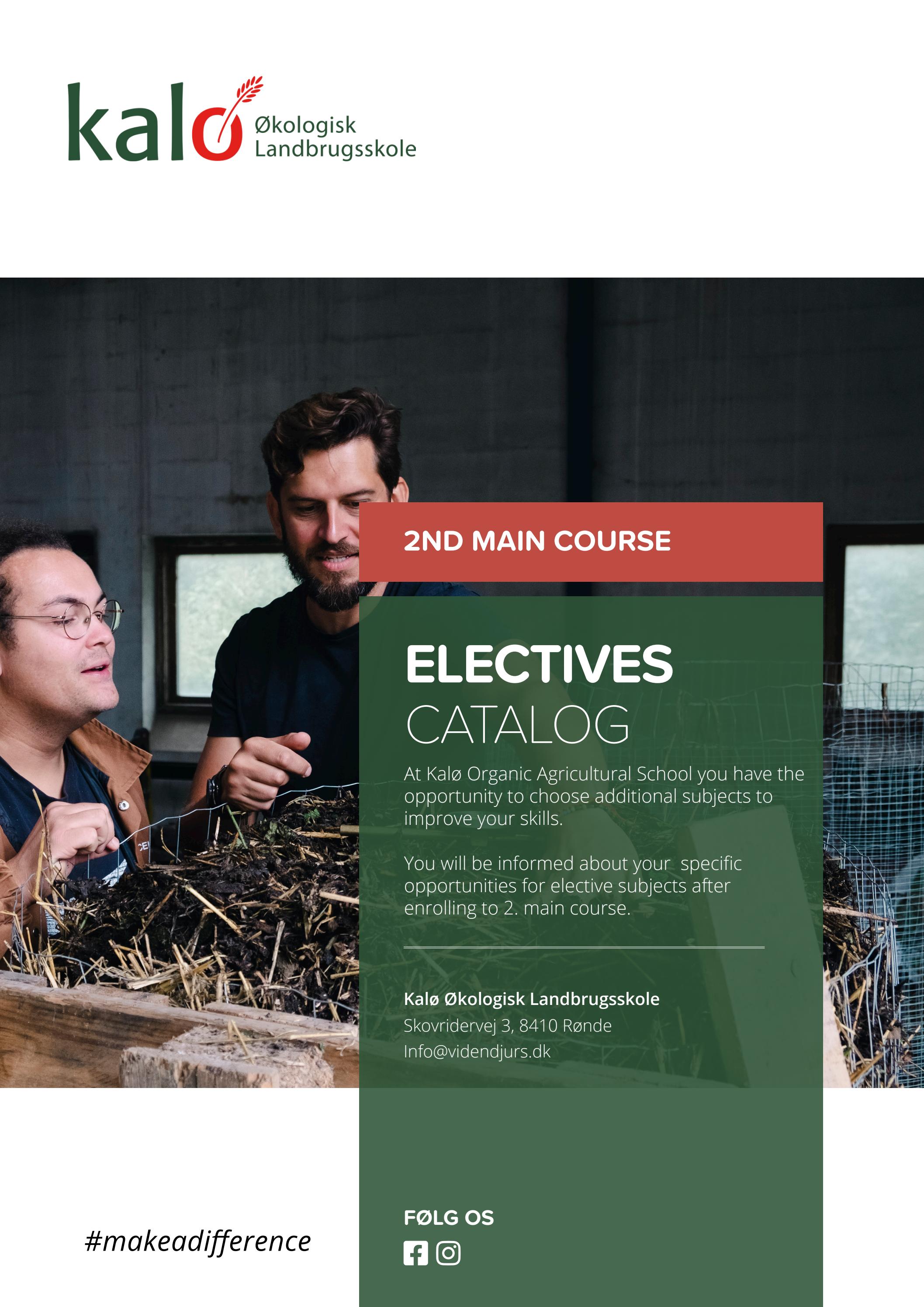 Electives Catalog 2. MAIN COURSE by videndjurs2022 Issuu