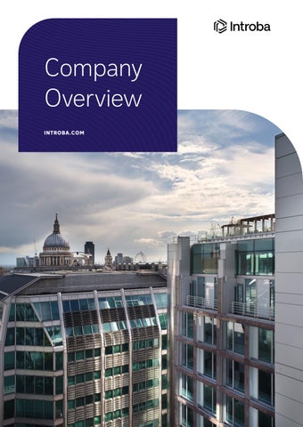 Introba UK Company Overview 2023 by Introba - Issuu