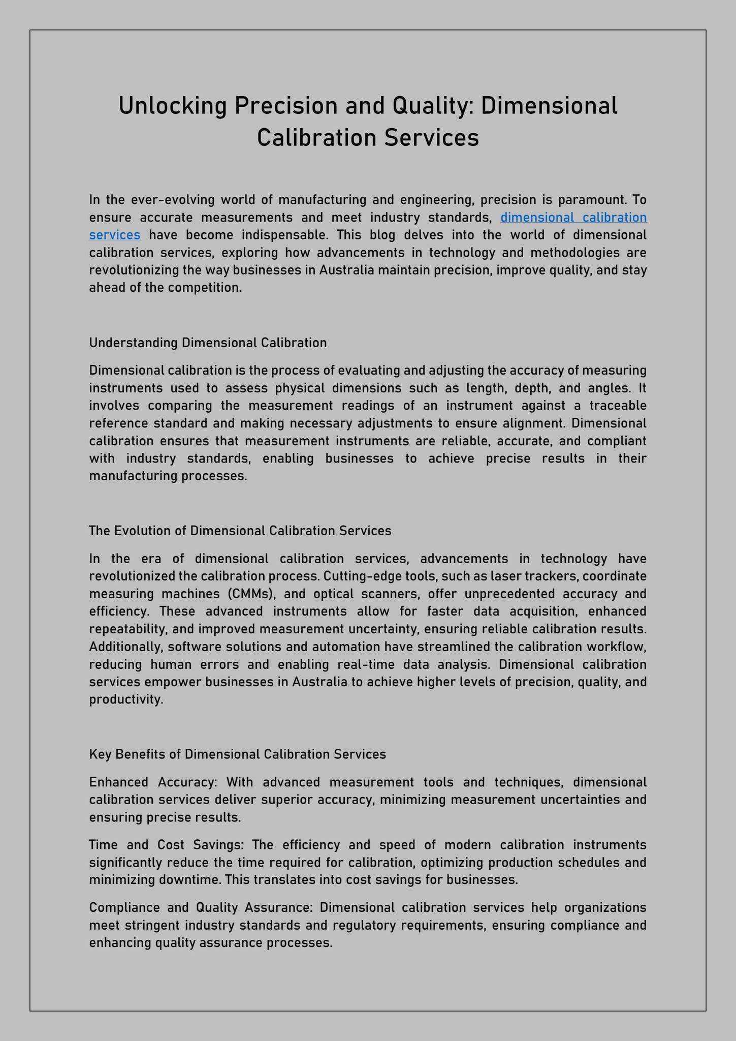 Unlocking Precision and Quality: Dimensional Calibration Services by ...