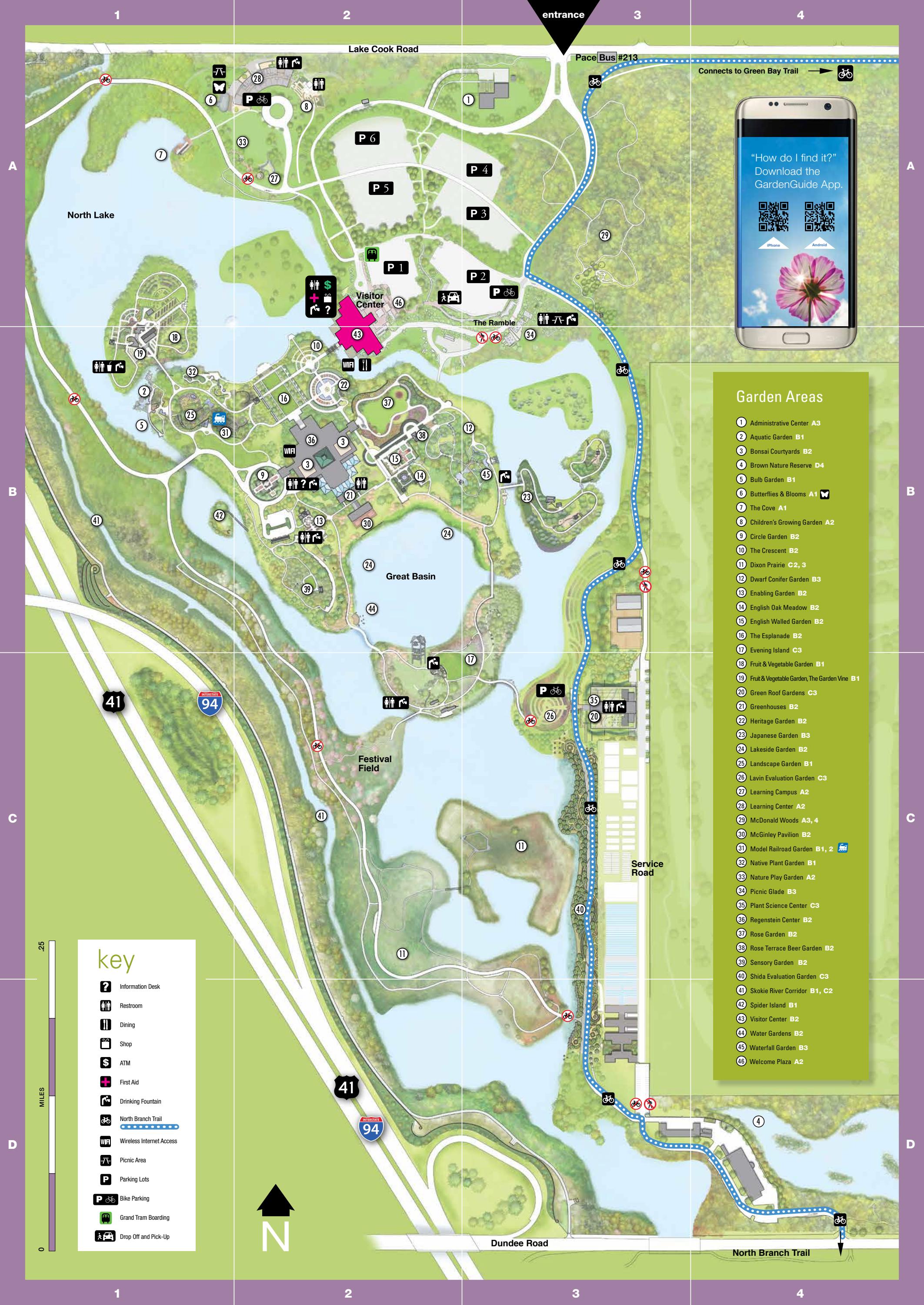 Garden Map by Chicago Botanic Garden Issuu